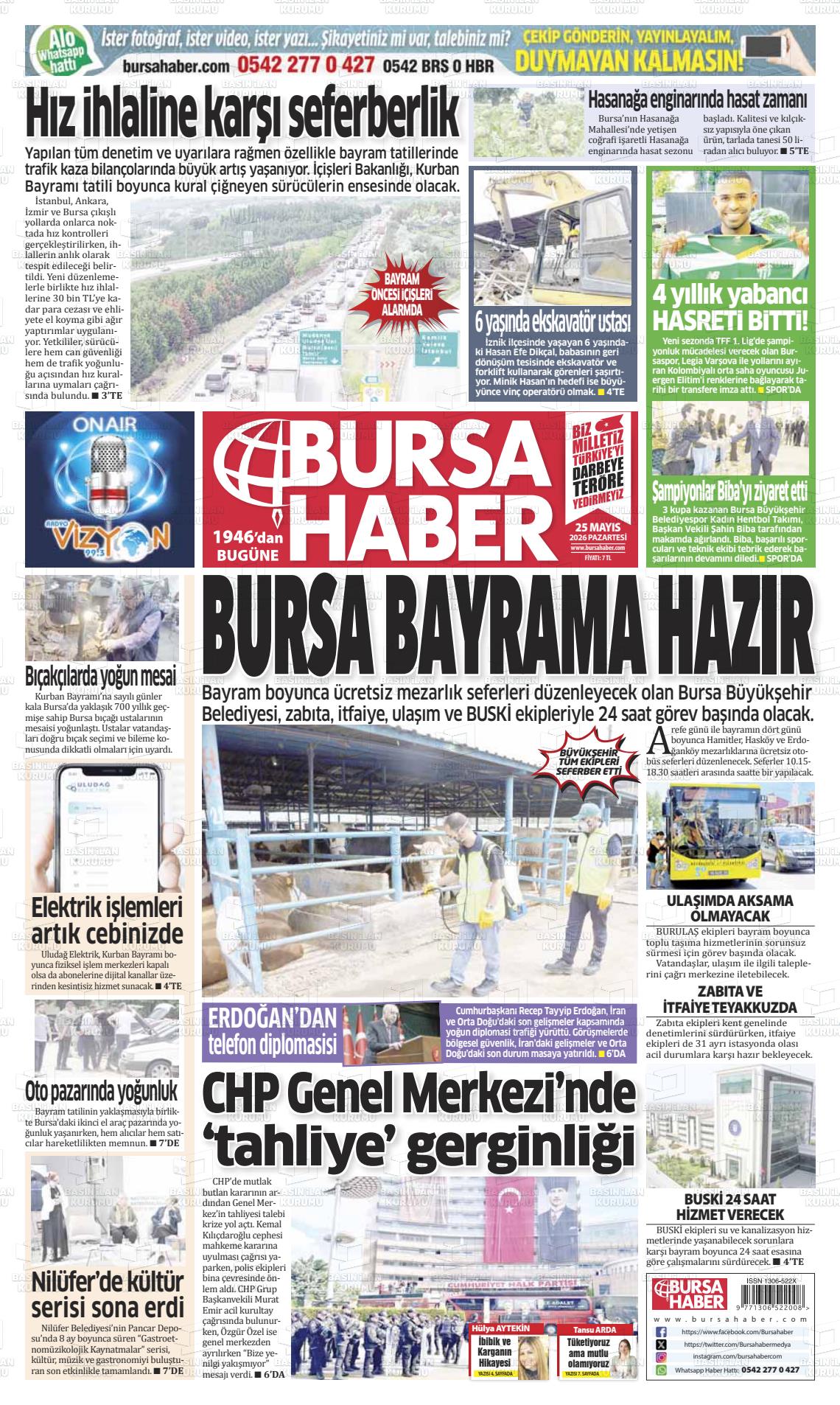 Bursa Haber 25.05.2026