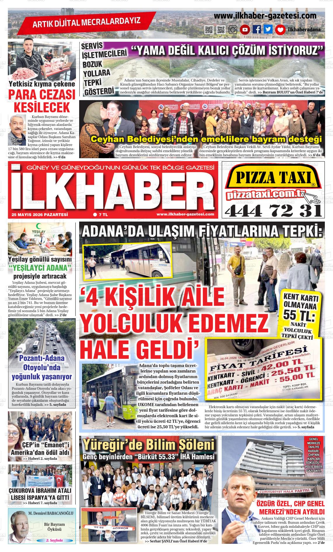 Adana Ilkhaber 25.05.2026