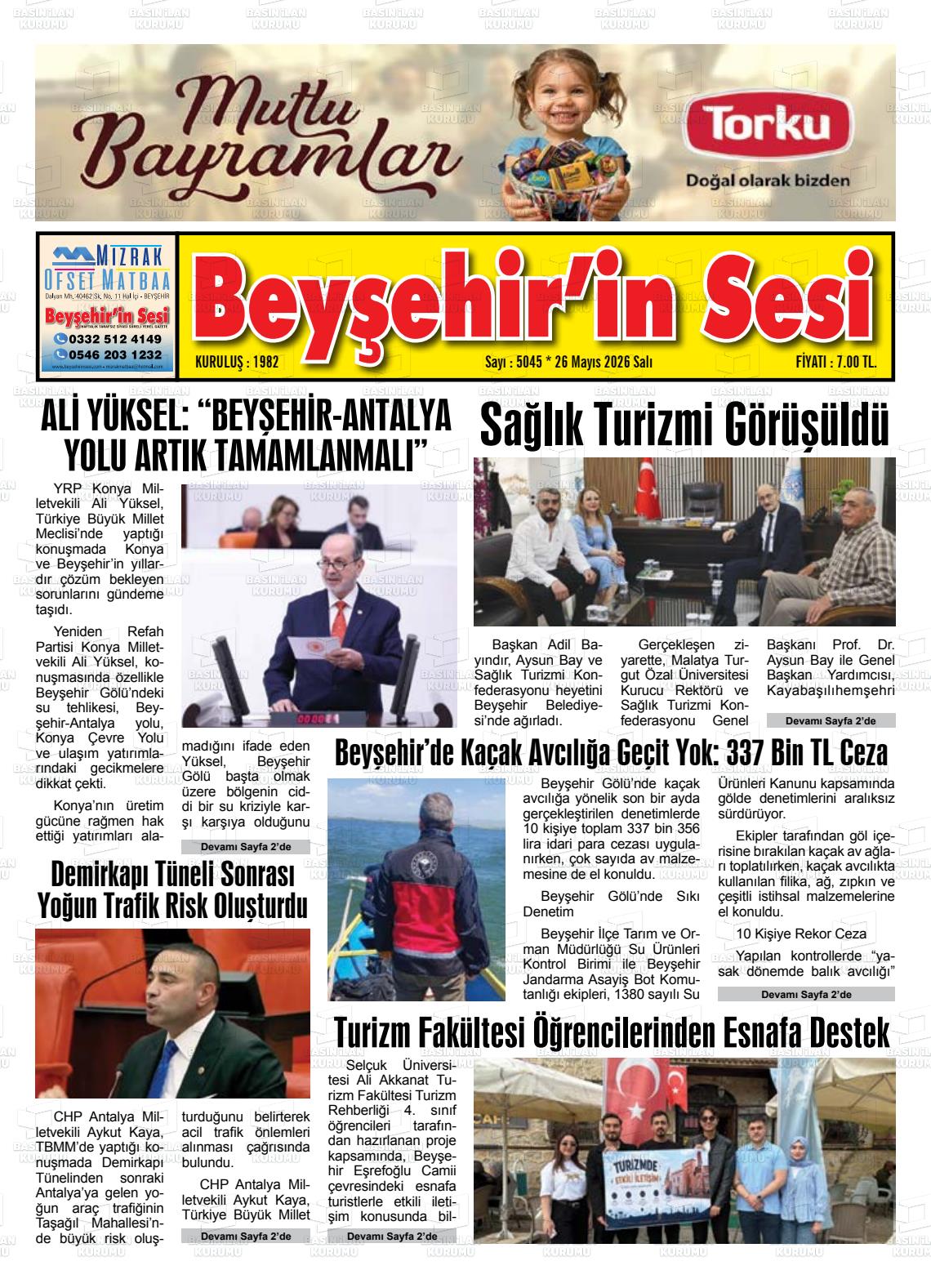 Konya Beysehirinsesi 26.05.2026