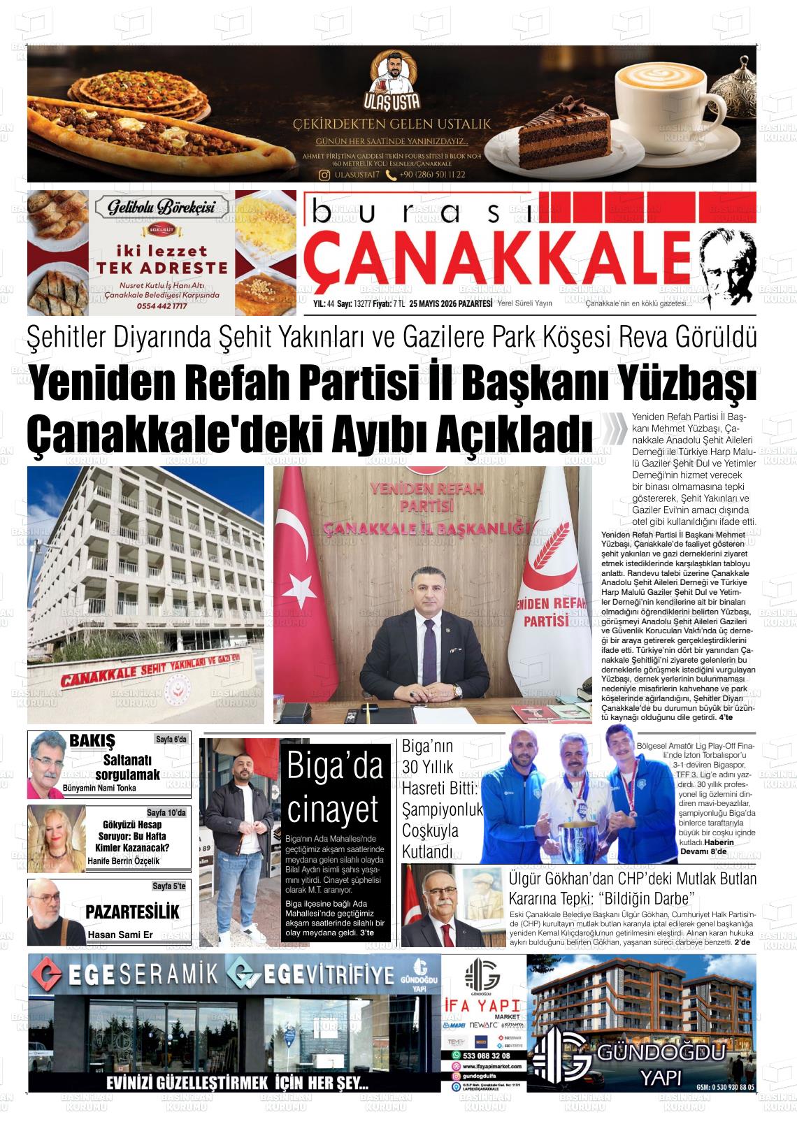 Canakkale Burasi 26.05.2026