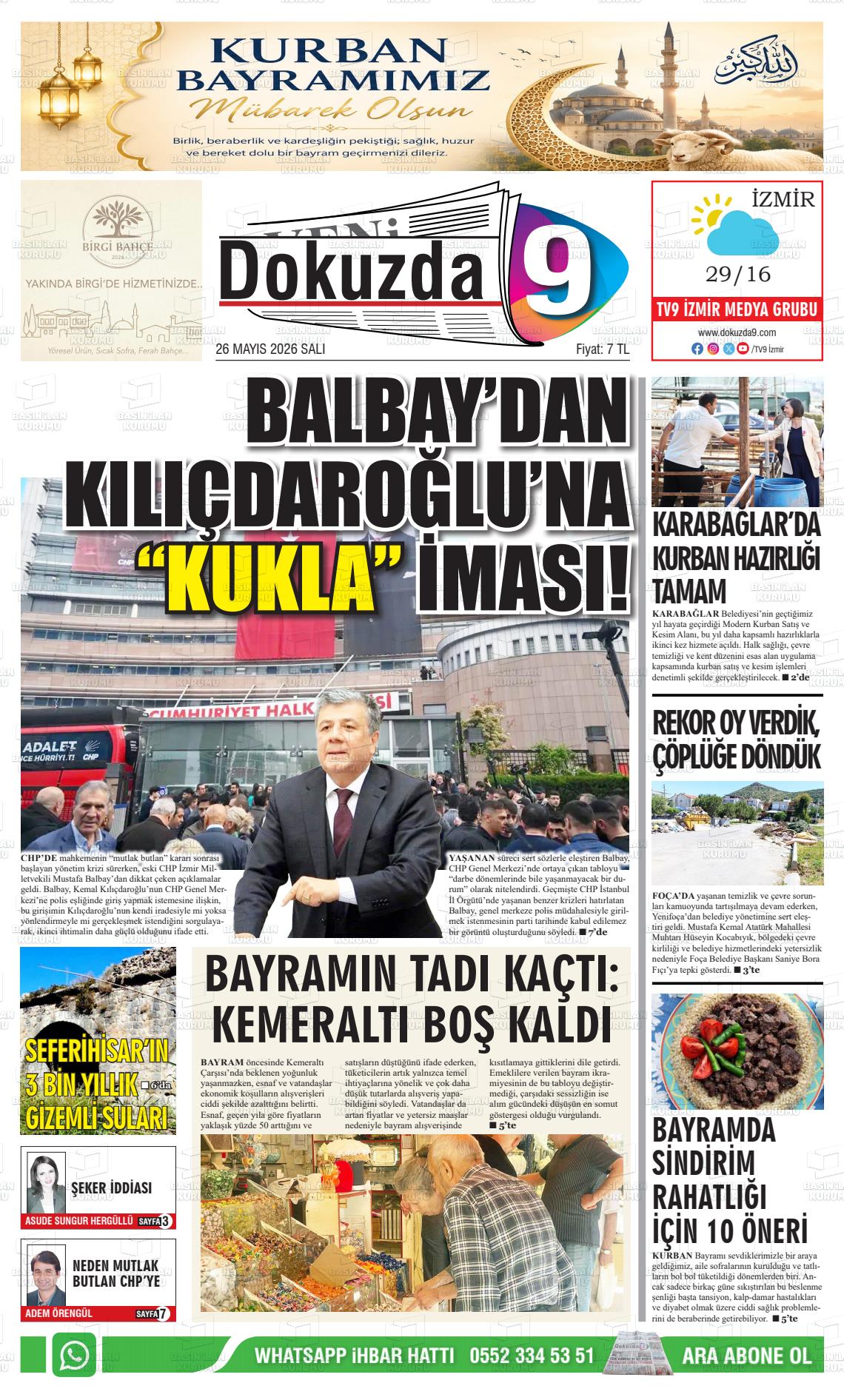 Izmir Buyuktorbali 26.05.2026
