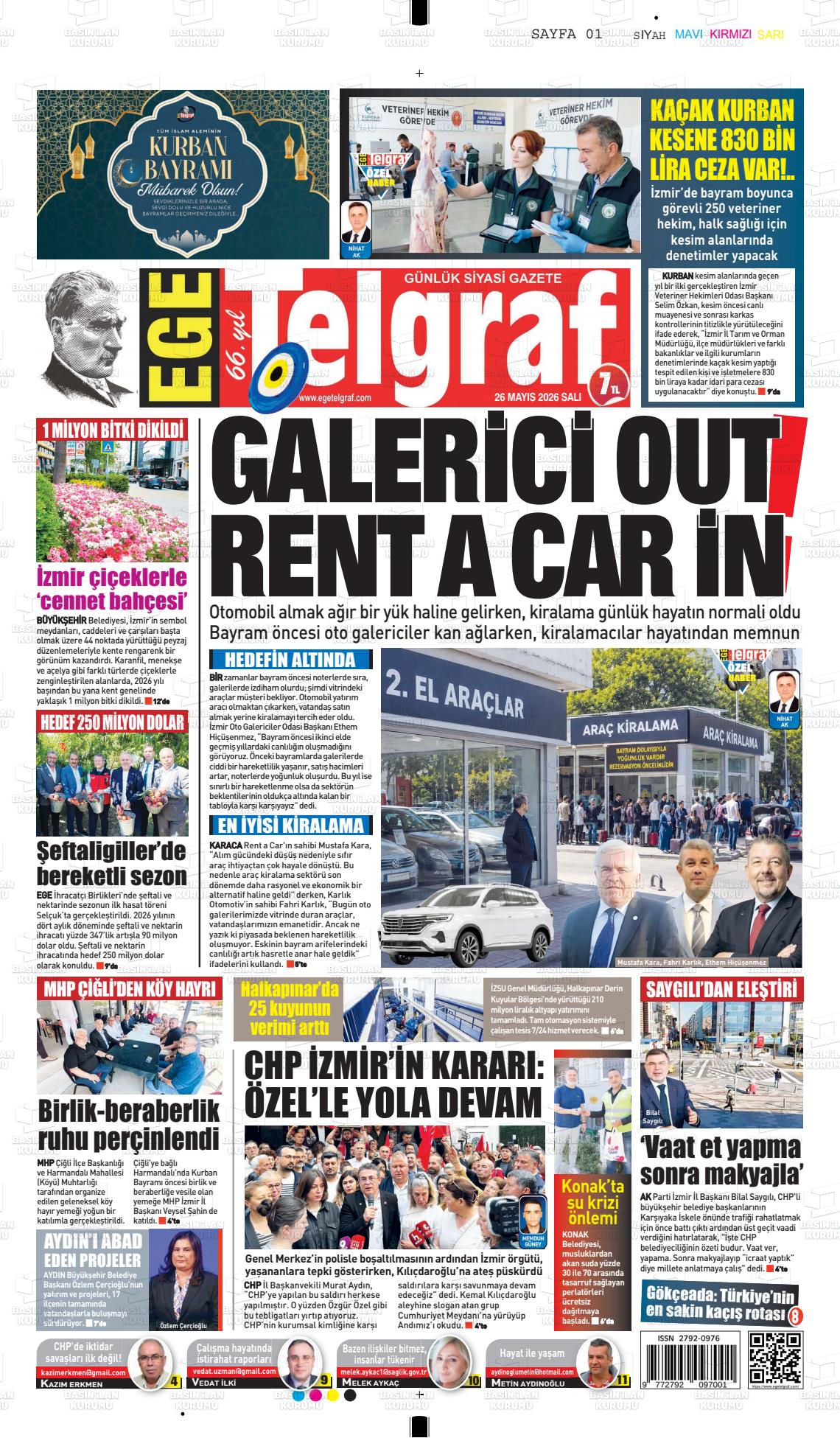 Izmir Egetelgraf 26.05.2026