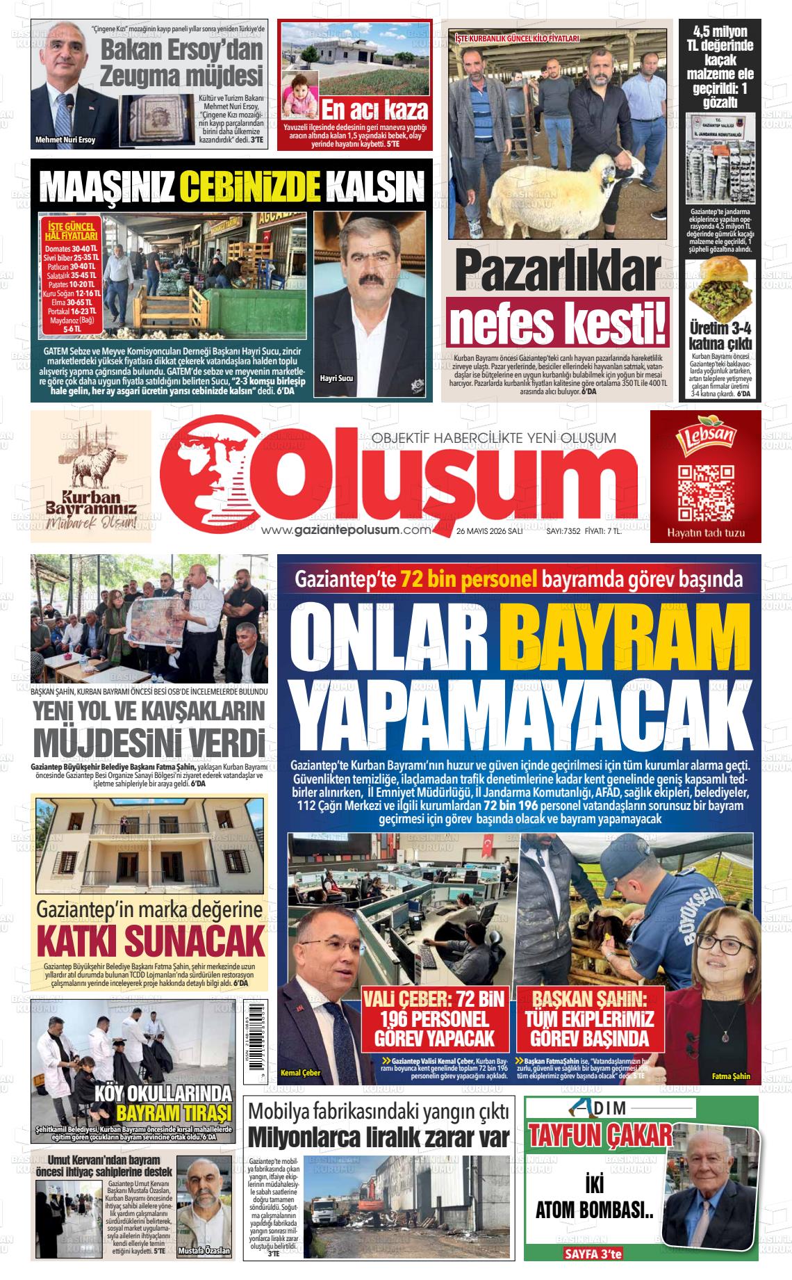 Gaziantep Olusum 26.05.2026