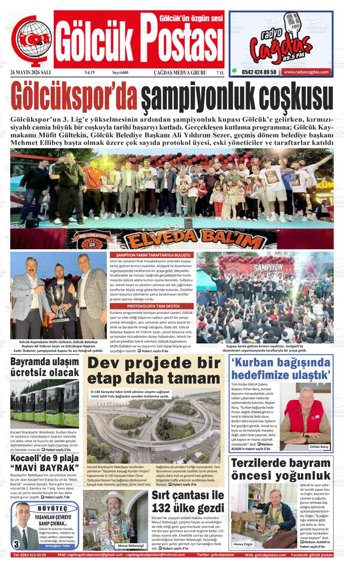 Kocaeli Golcukpostasi 26.05.2026
