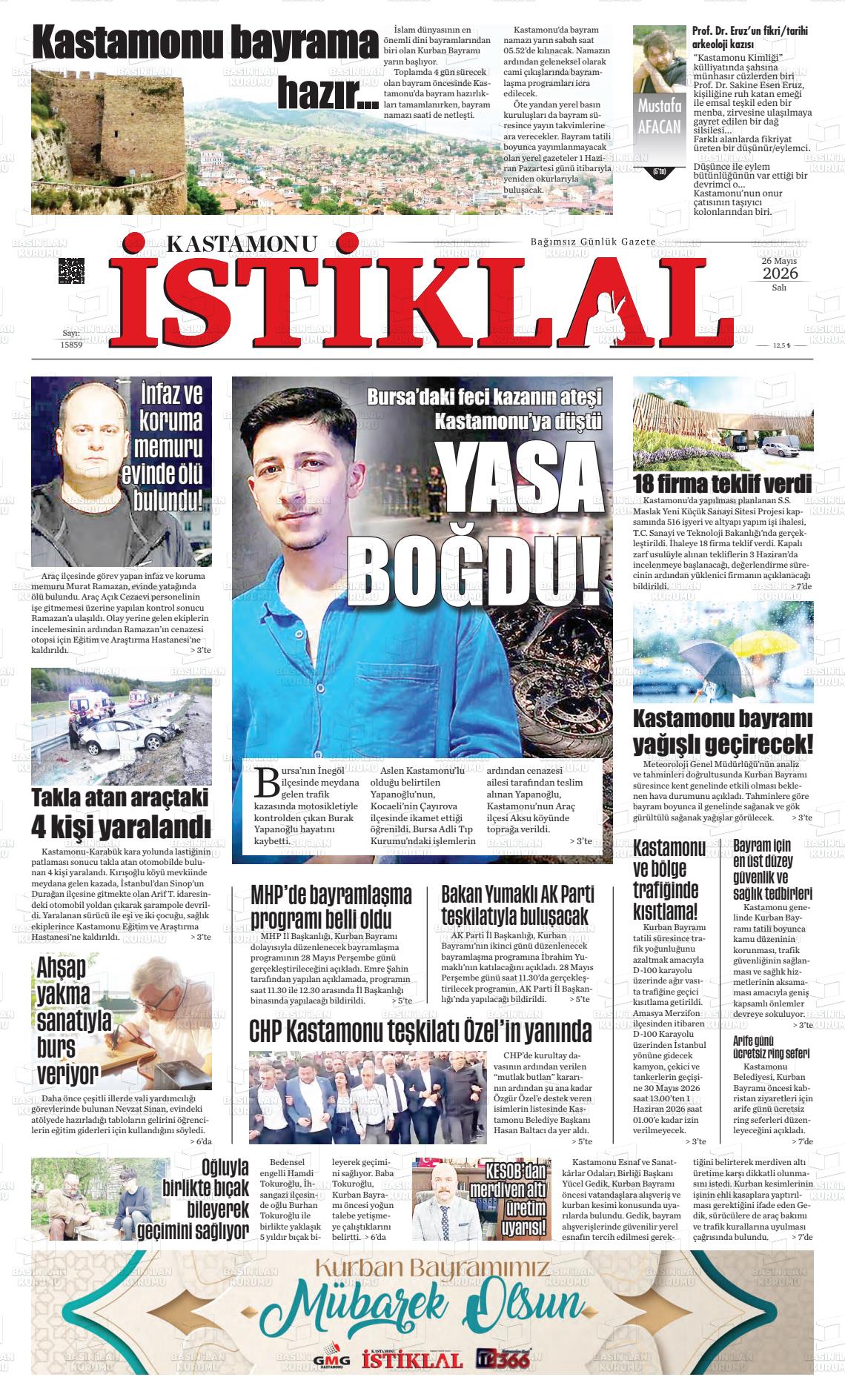 Kastamonu 26.05.2026