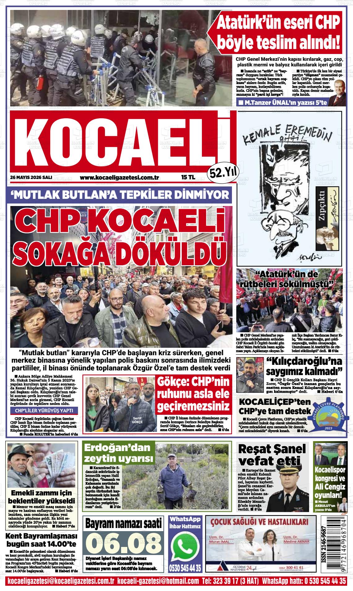Kocaeli 26.05.2026