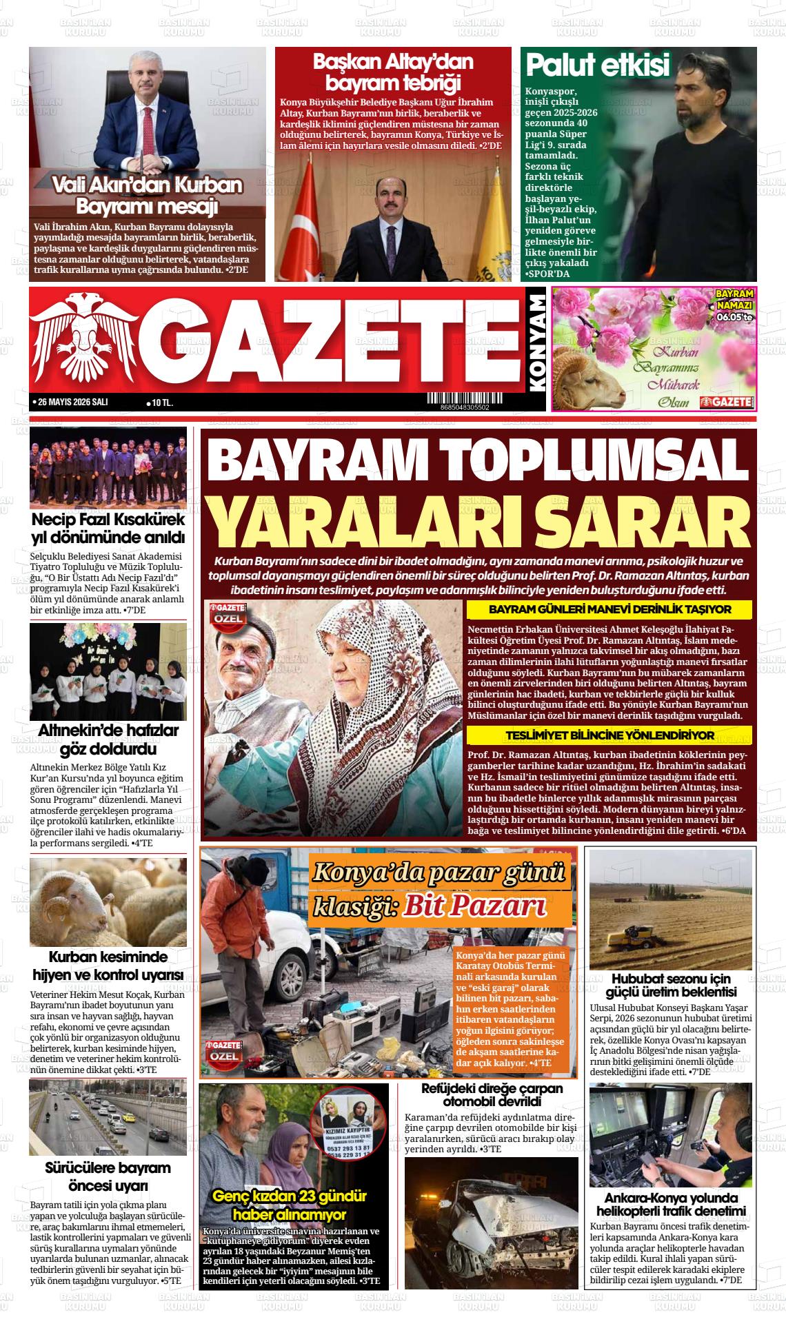 Konya Yenigun 26.05.2026