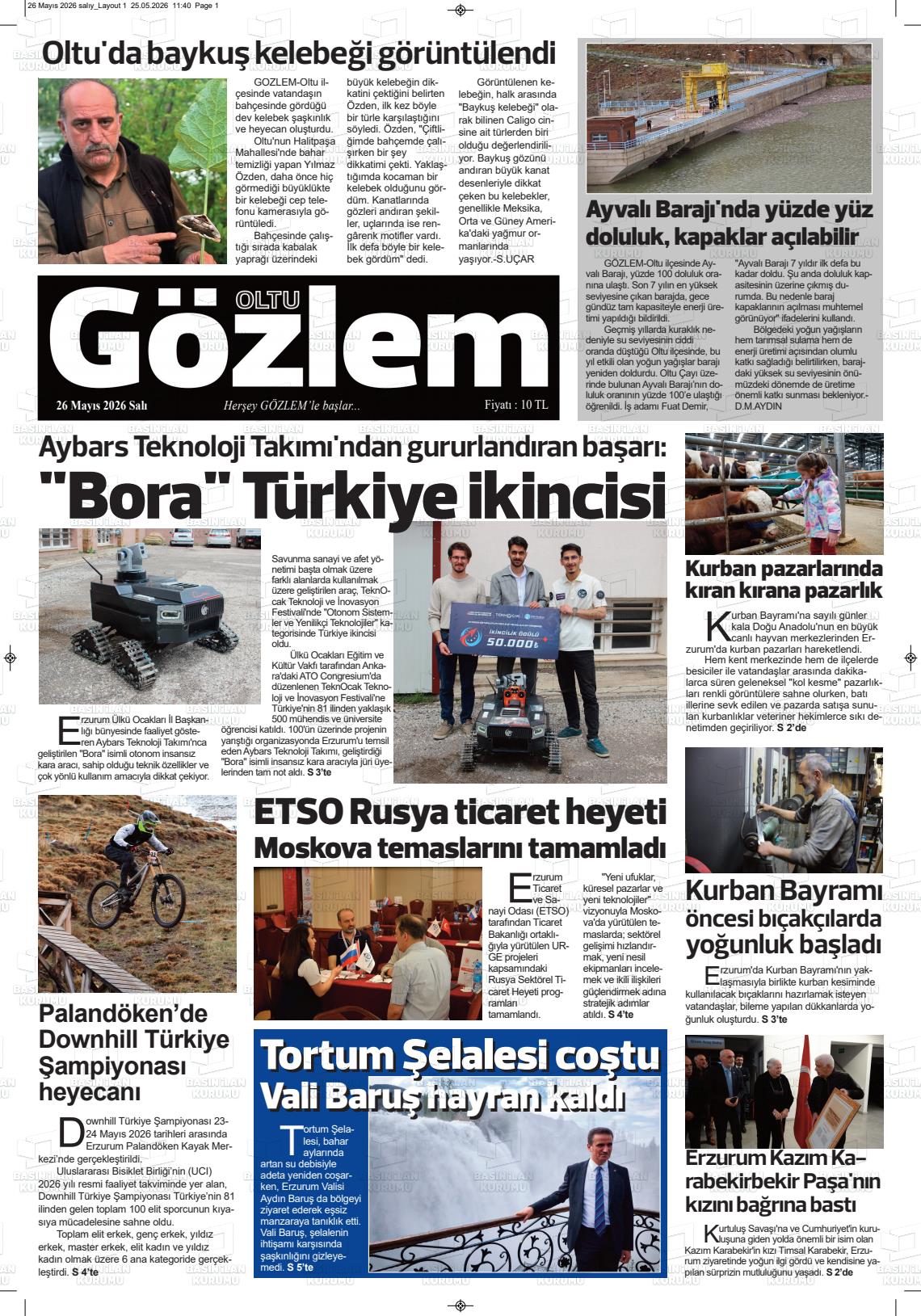Erzurum Oltugozlem 26.05.2026