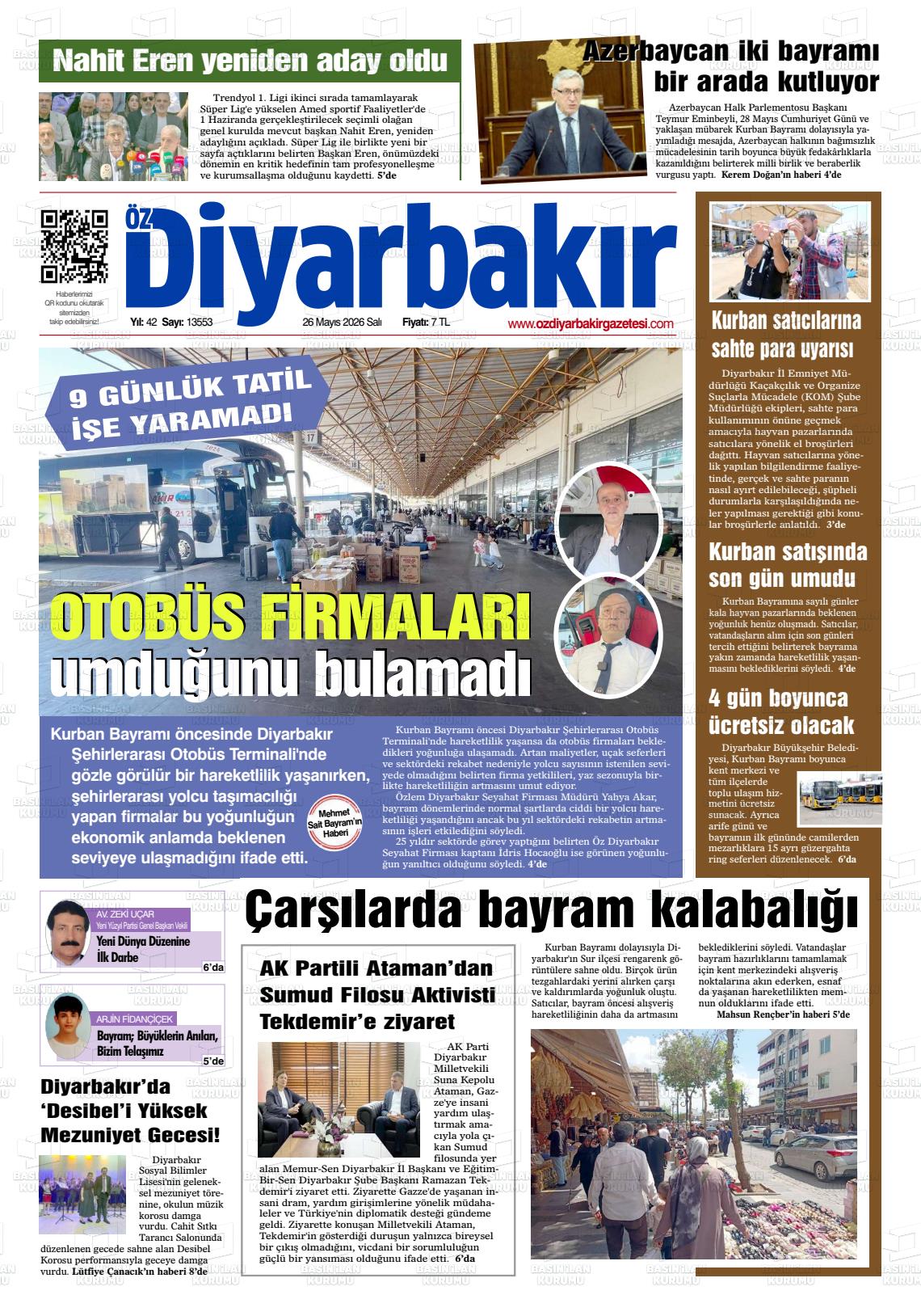 Diyarbakir Oz 26.05.2026