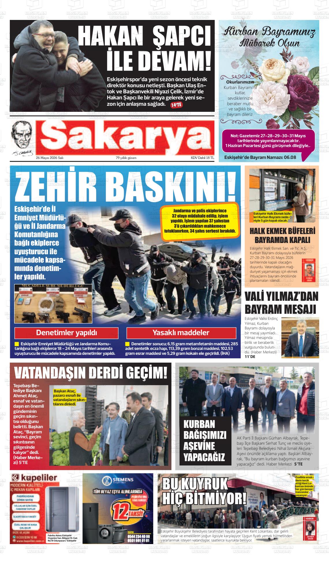 Eskisehir Sakarya 26.05.2026