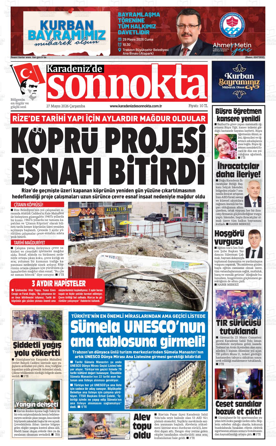 Trabzon Karadenizdesonnokta 27.05.2026