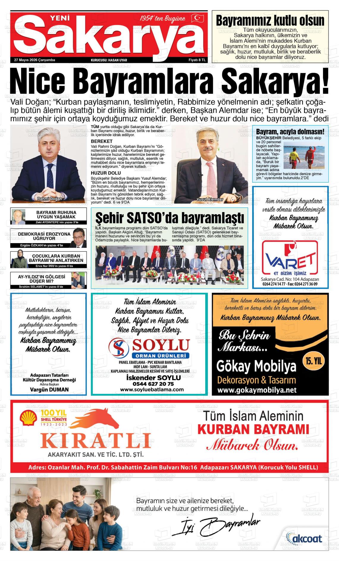 Sakarya Yeni 27.05.2026