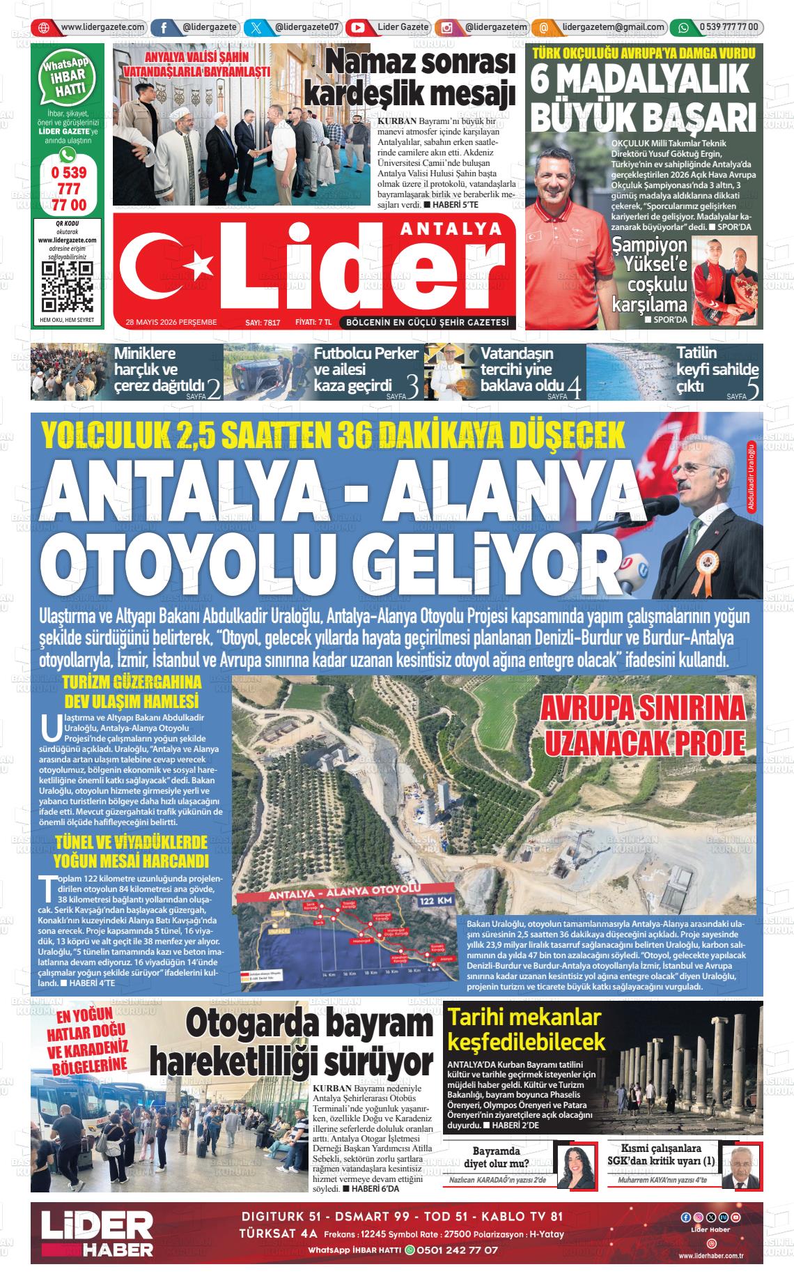 Antalya Gazetebir 28.05.2026