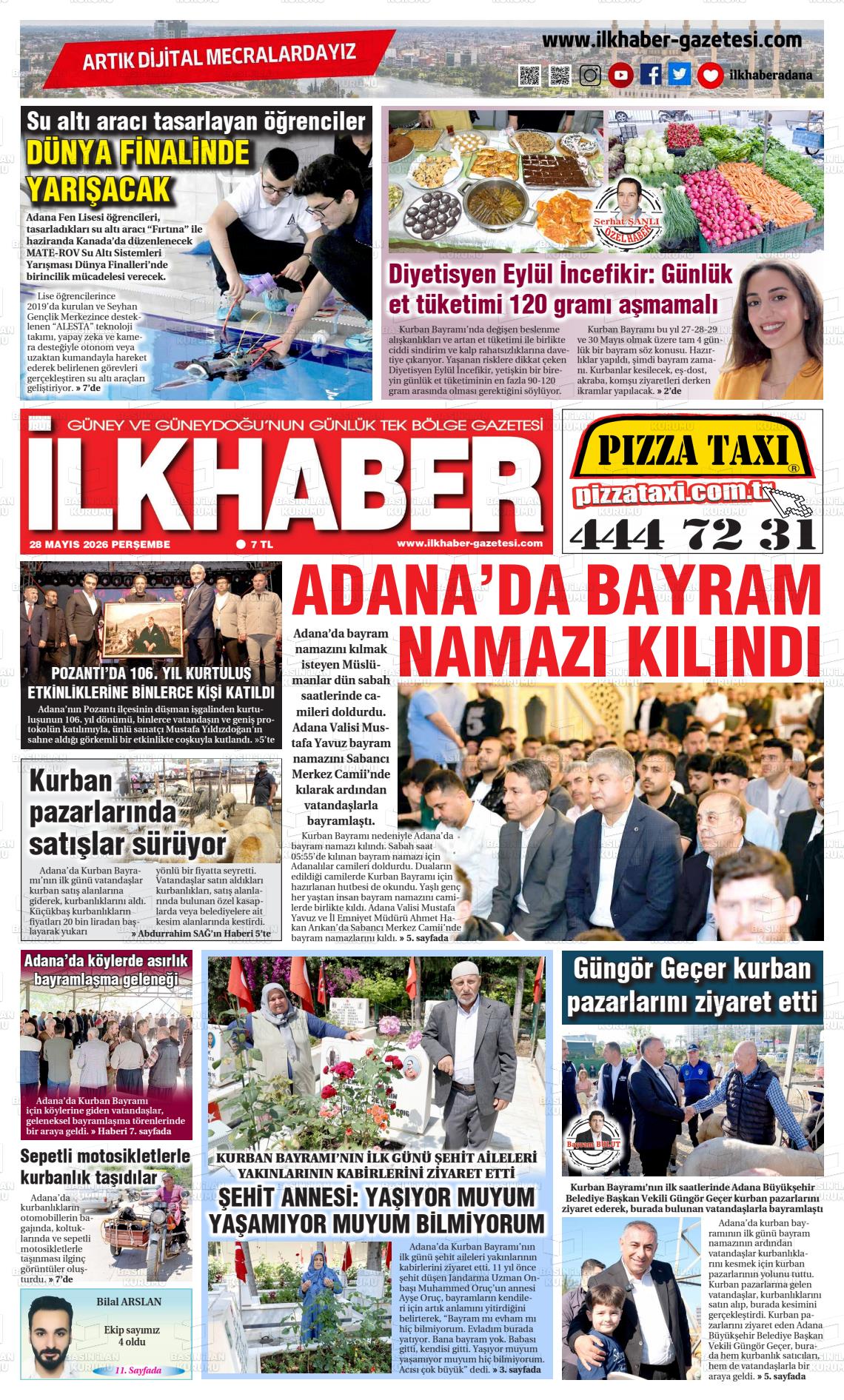 Adana Ilkhaber 28.05.2026
