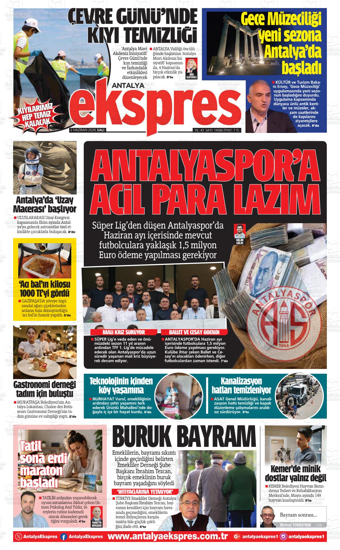 Antalya Ekspres 02.06.2026