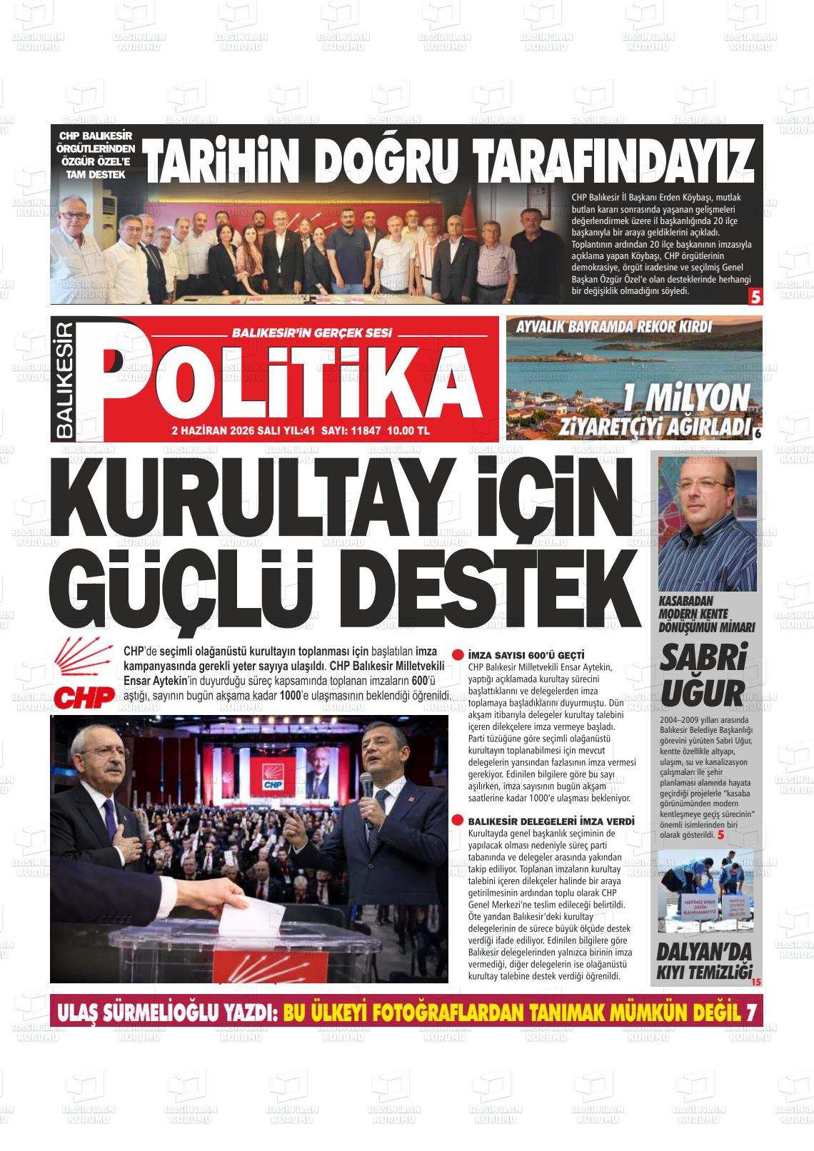 Balikesir Politika 02.06.2026