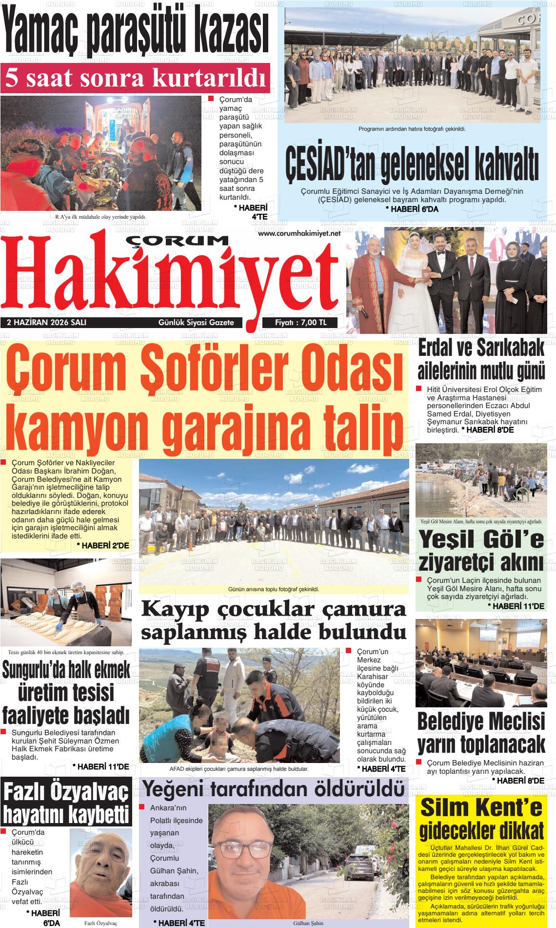Corum Hakimiyet 02.06.2026