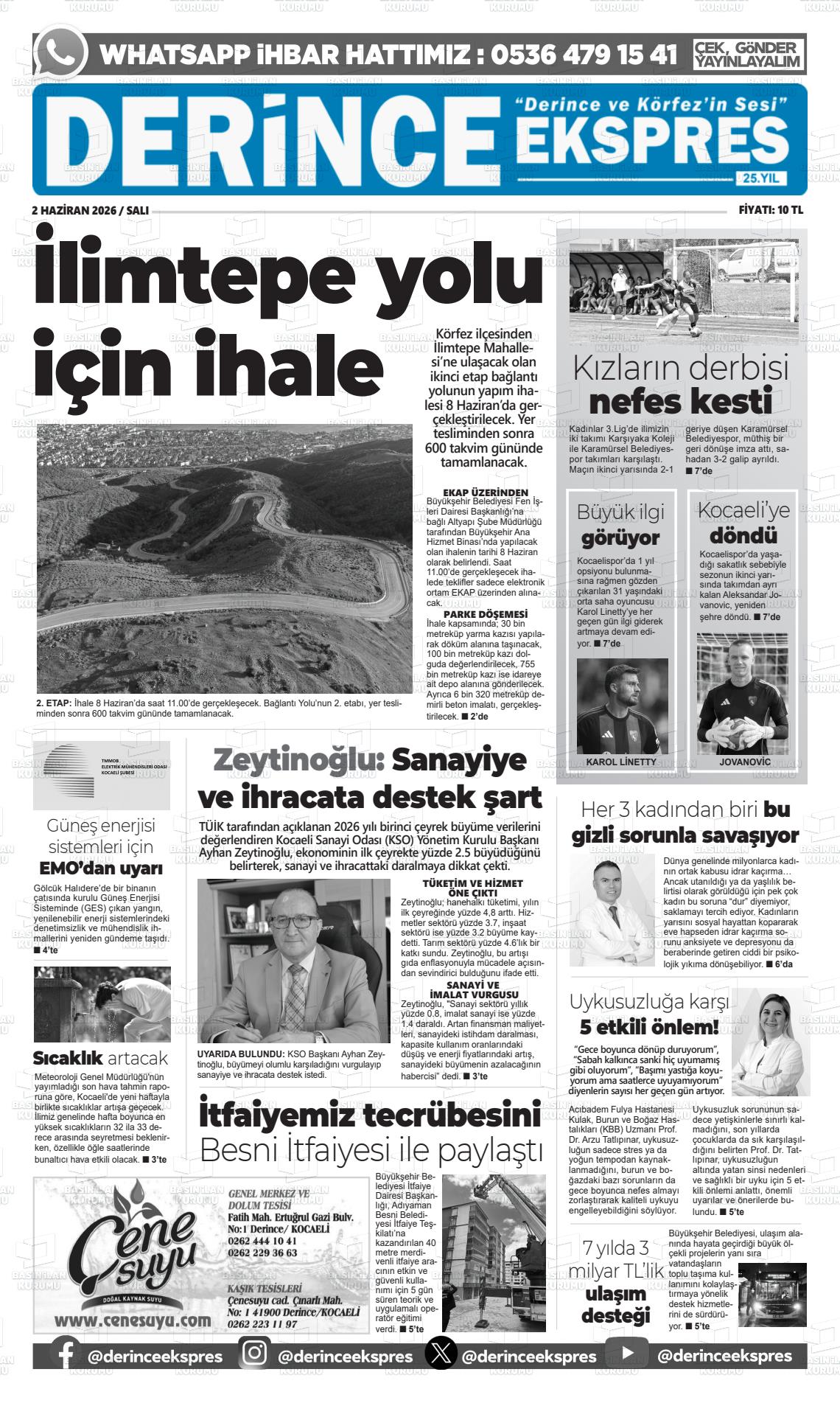 Kocaeli Derinceekspres 02.06.2026