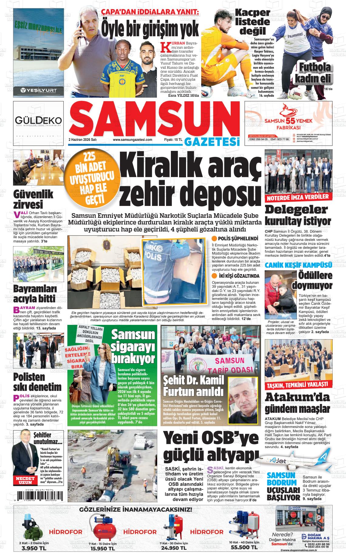 Samsun Ekip 02.06.2026