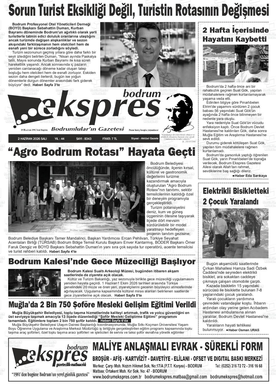 Mugla Ekspresbodrum 02.06.2026