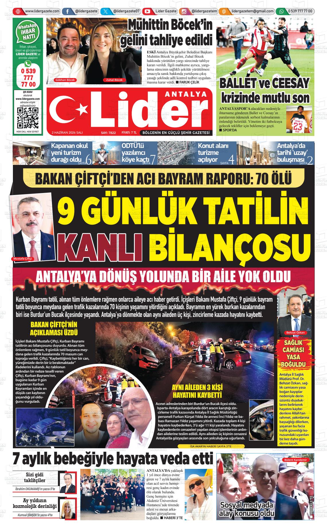 Antalya Gazetebir 02.06.2026