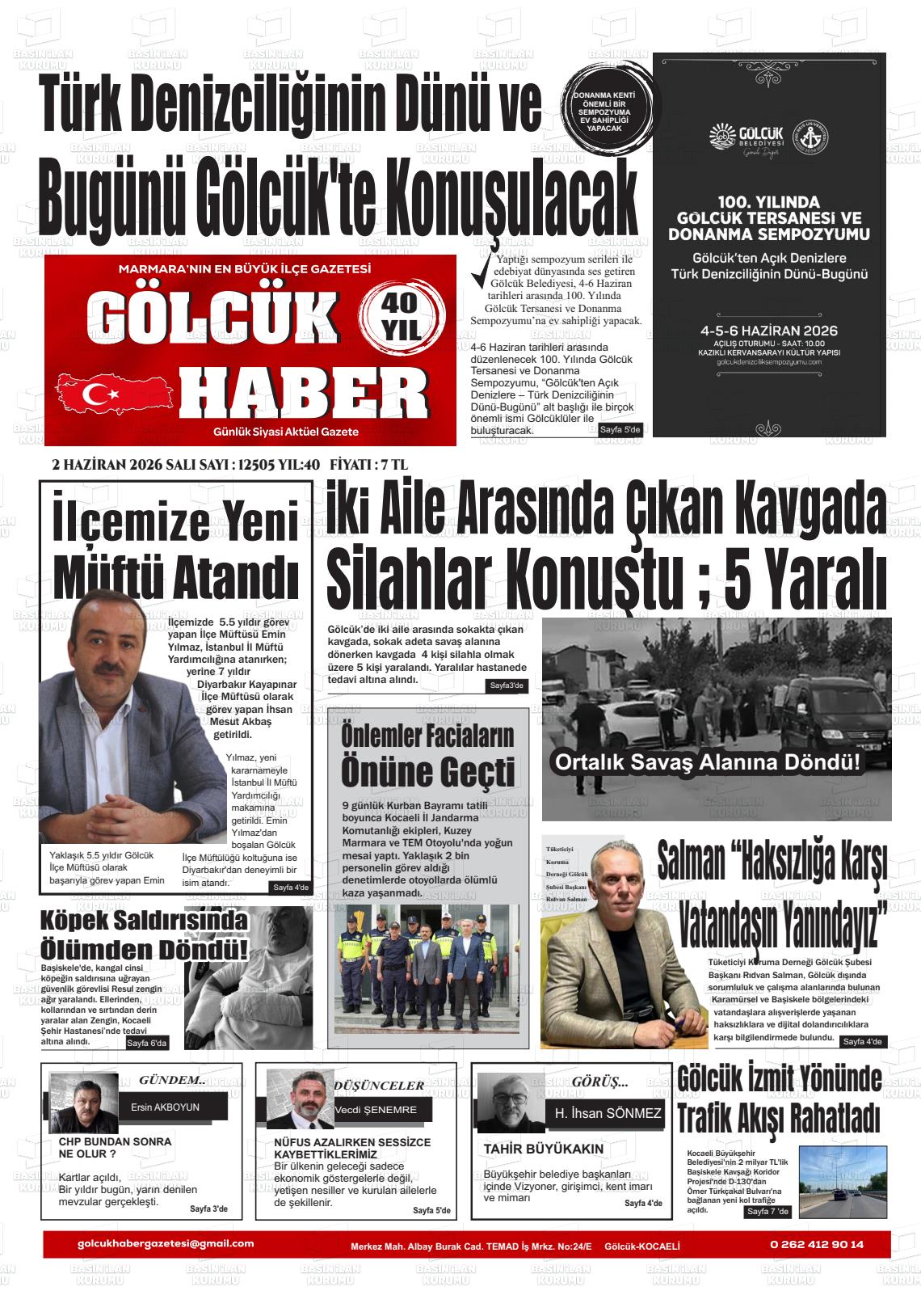Kocaeli Golcukhaber 02.06.2026