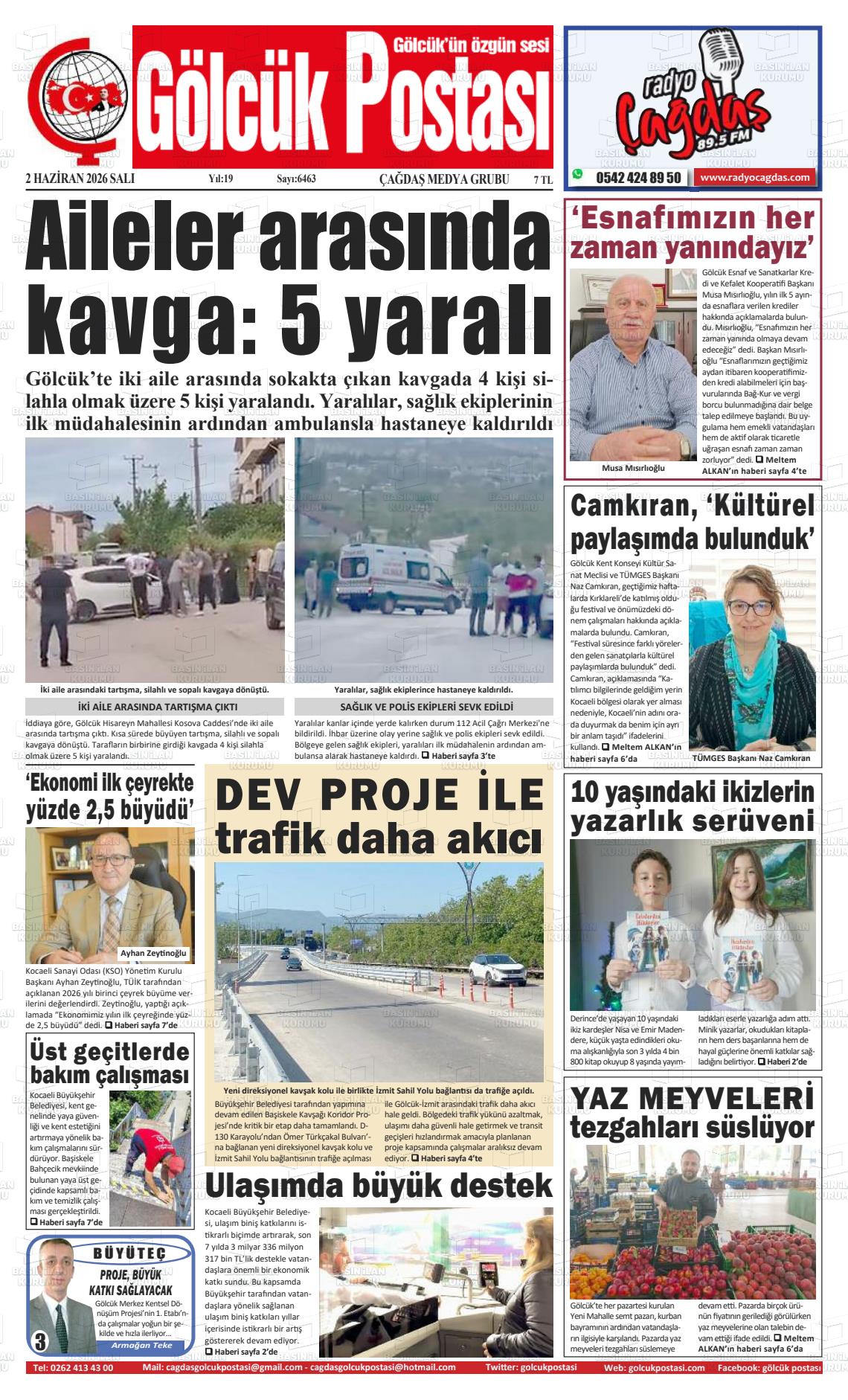 Kocaeli Golcukpostasi 02.06.2026
