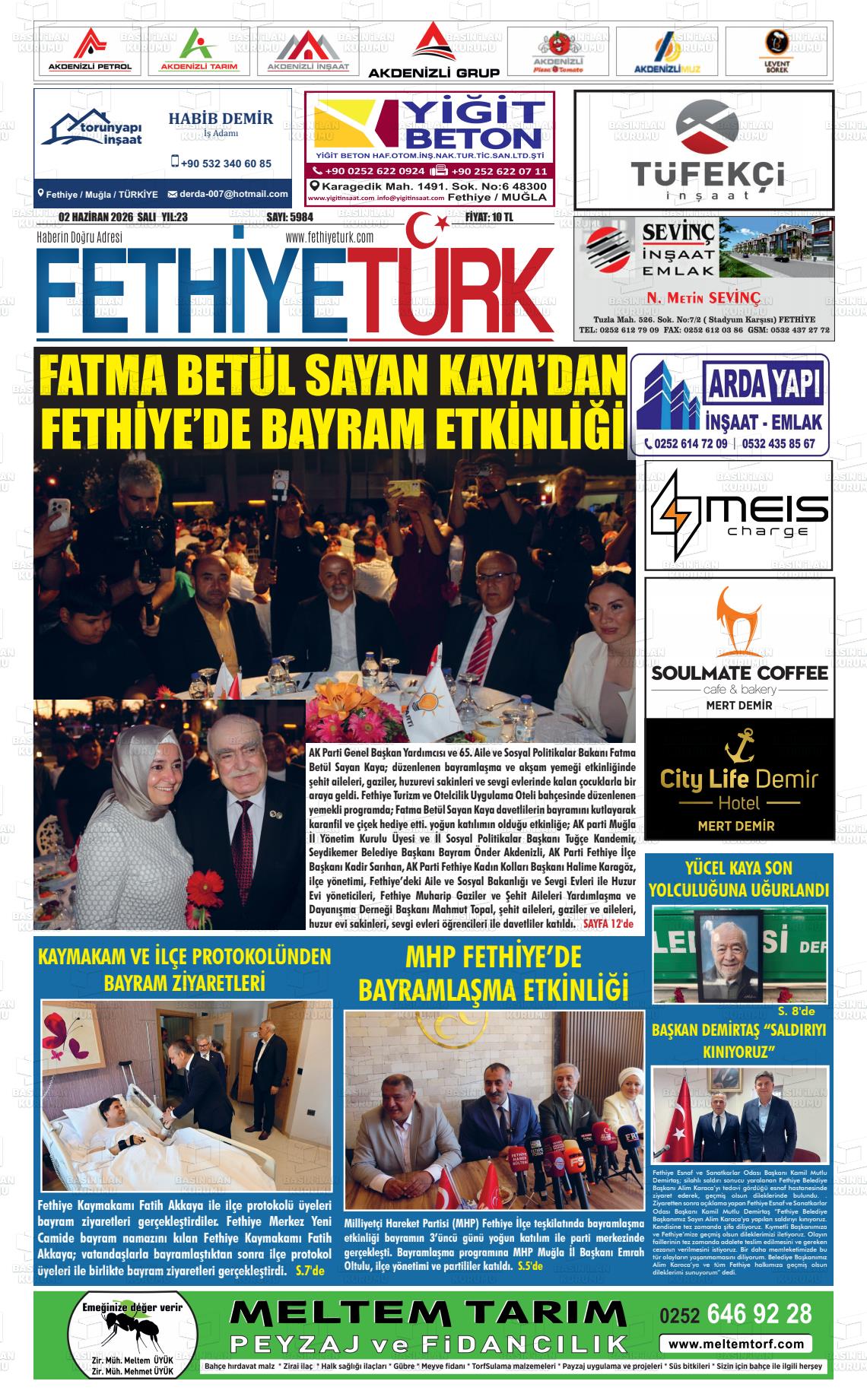 Mugla Gozdefethiye 02.06.2026