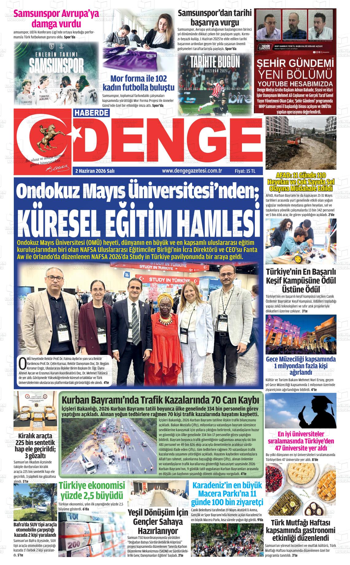 Samsun Haberdedenge 02.06.2026