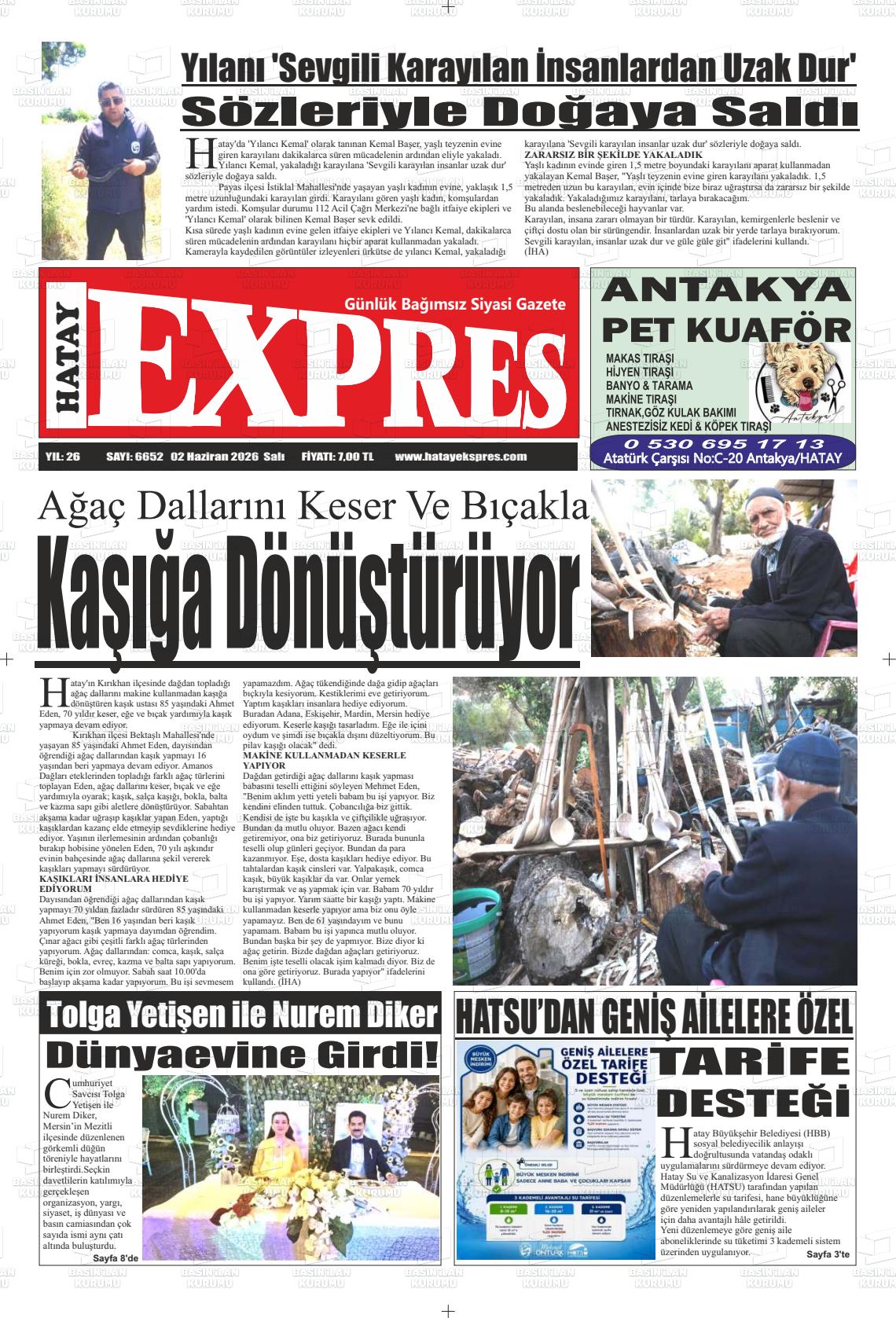 Hatay Expres 02.06.2026