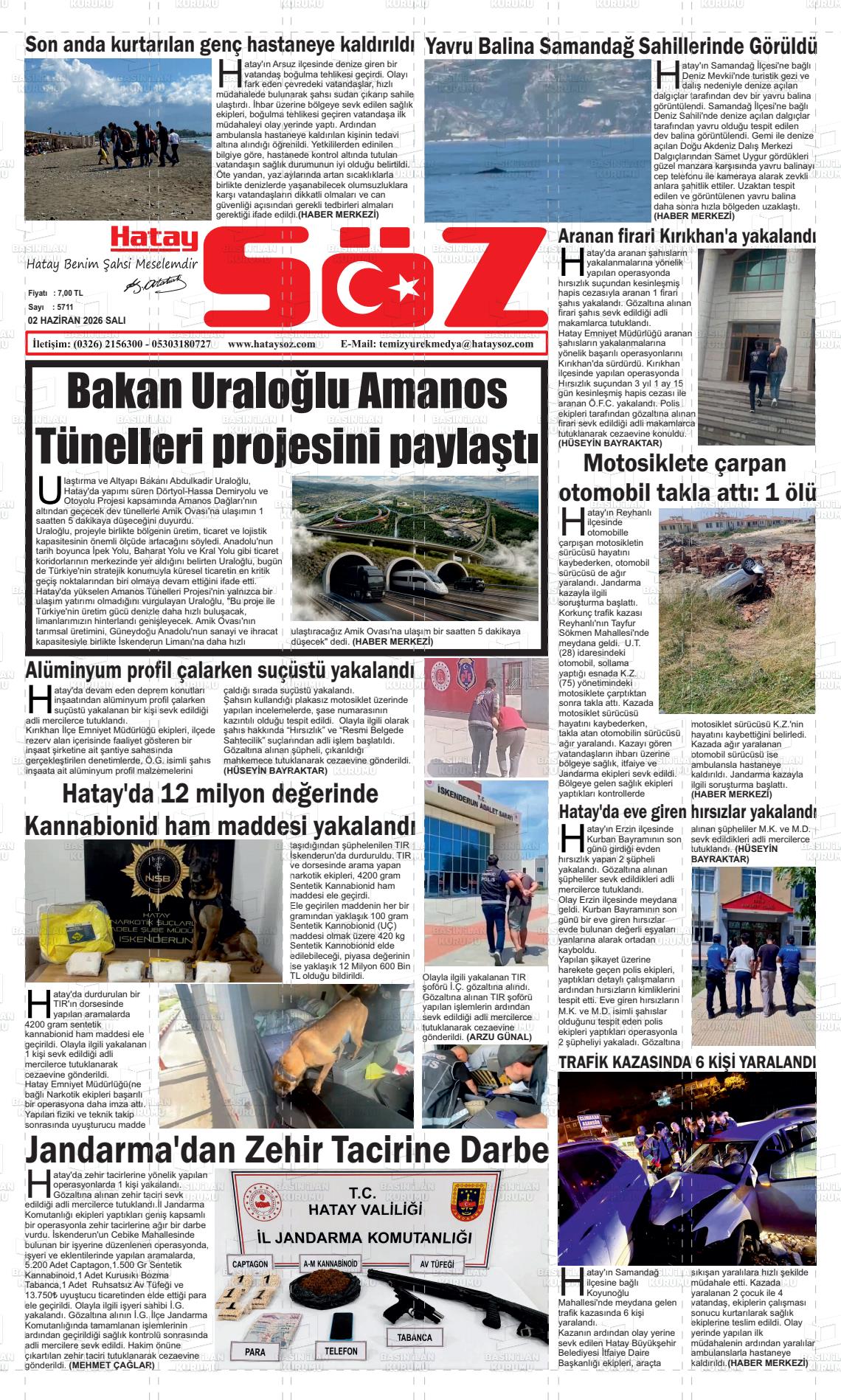 Hatay Soz 02.06.2026