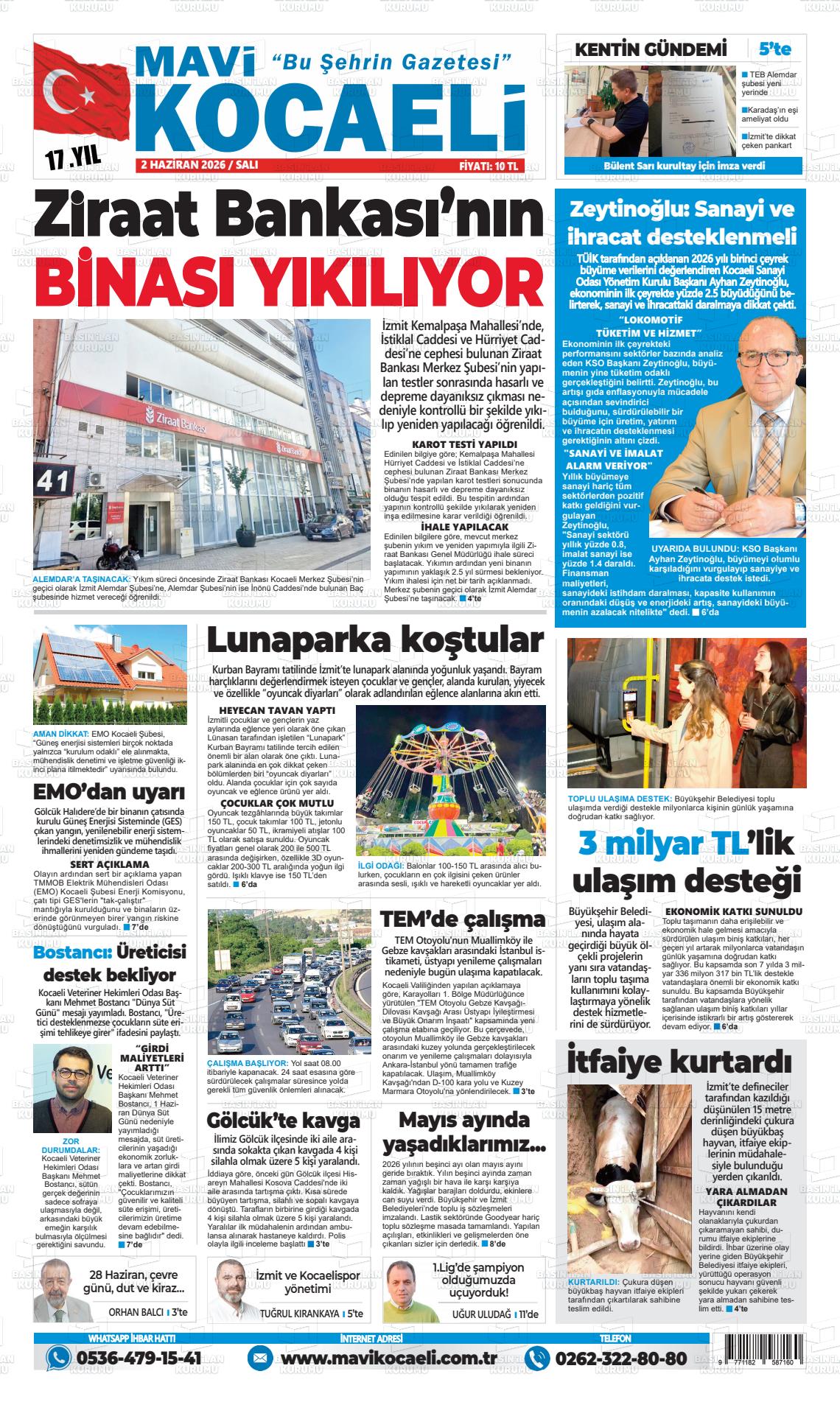 Kocaeli Mavi 02.06.2026