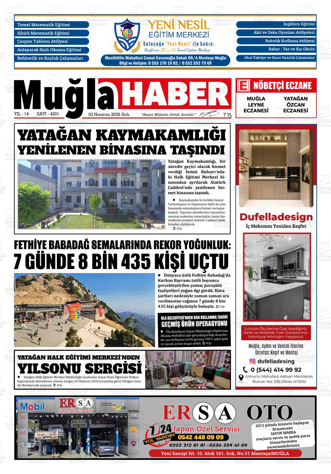 Mugla Haber 02.06.2026