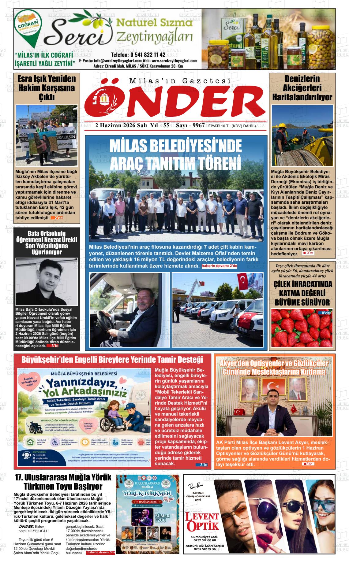 Mugla Onder 02.06.2026