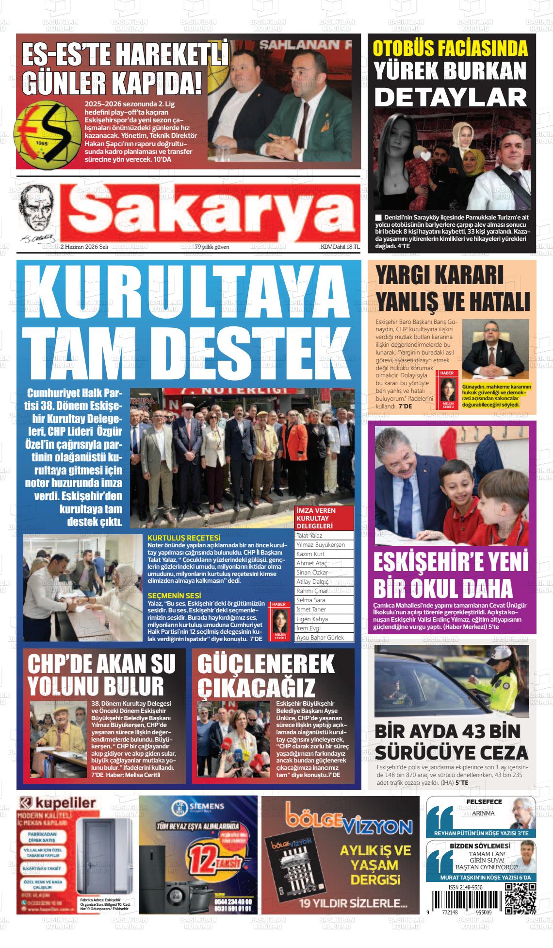 Eskisehir Sakarya 02.06.2026