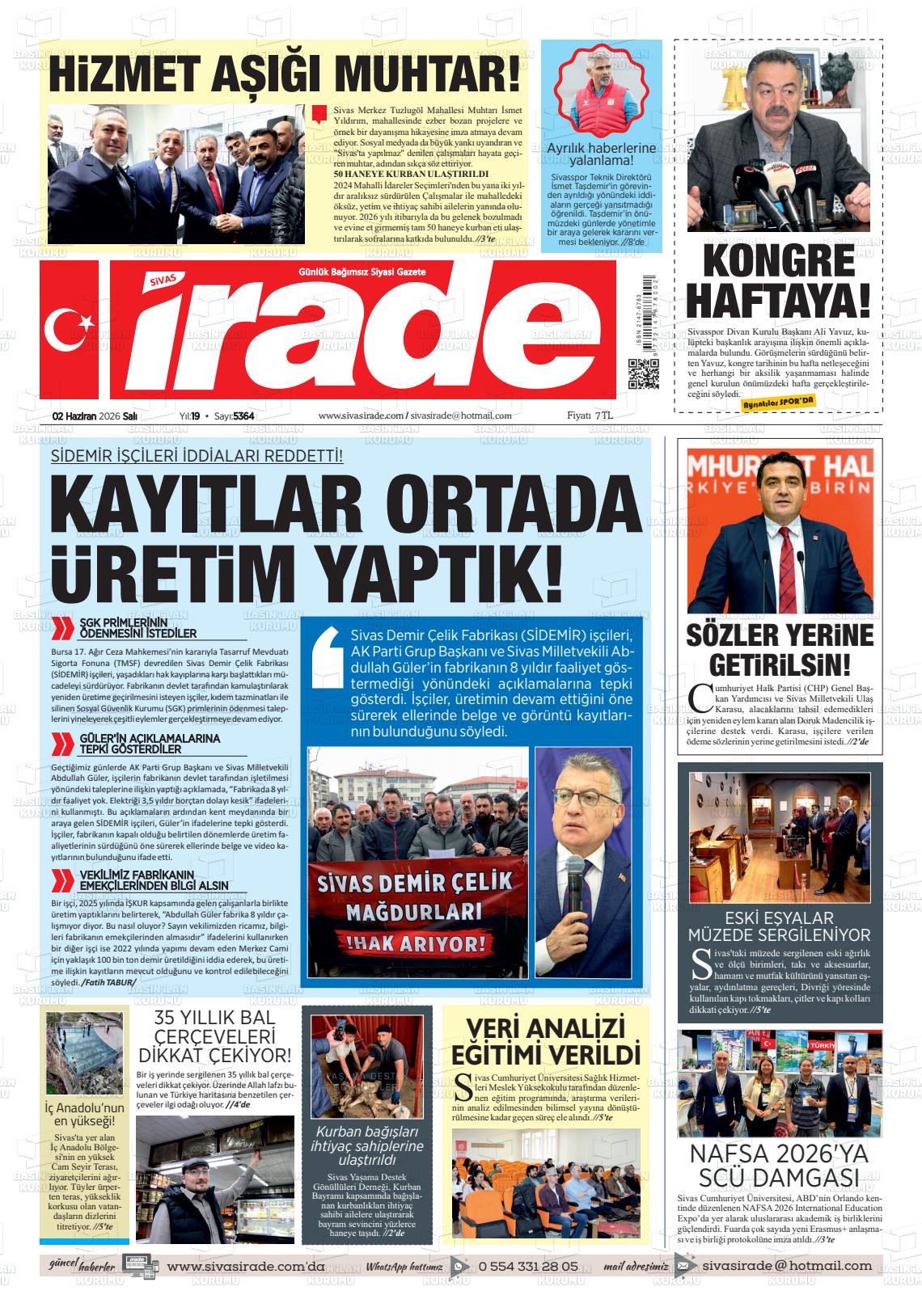 Sivas Irade 02.06.2026