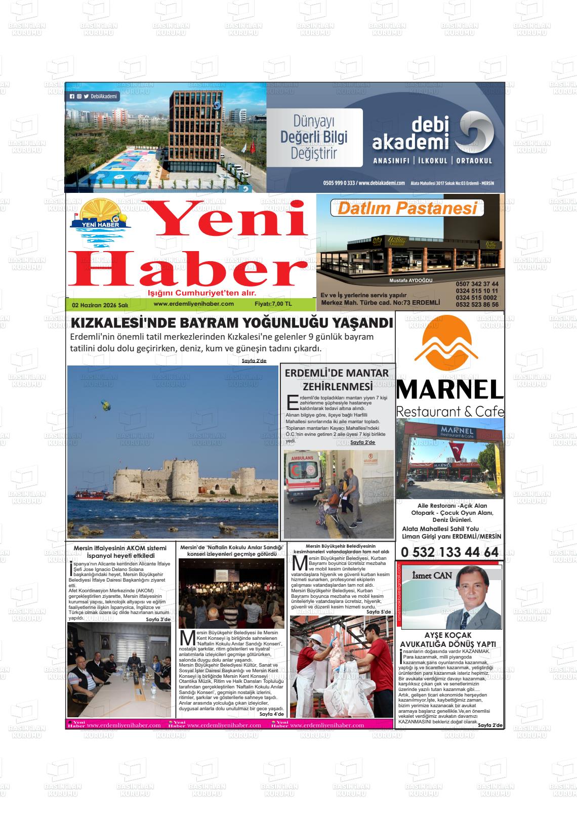 Konya Yenihaber 02.06.2026