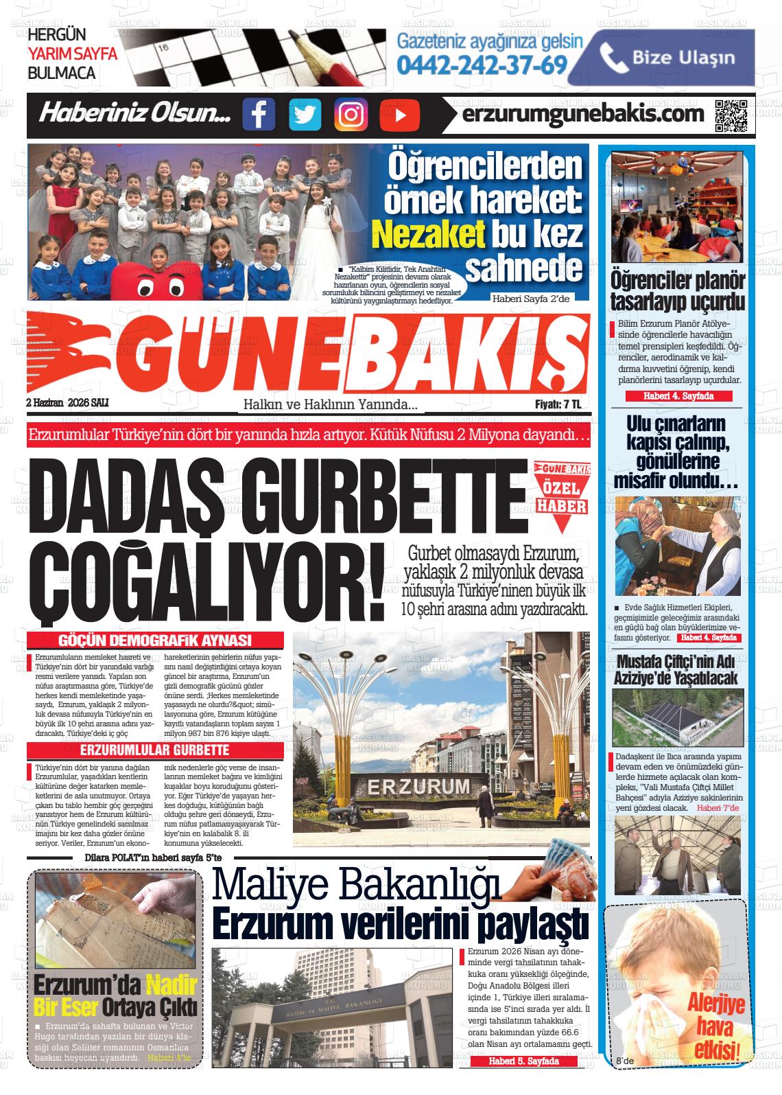 Erzurum Yenikusak 02.06.2026