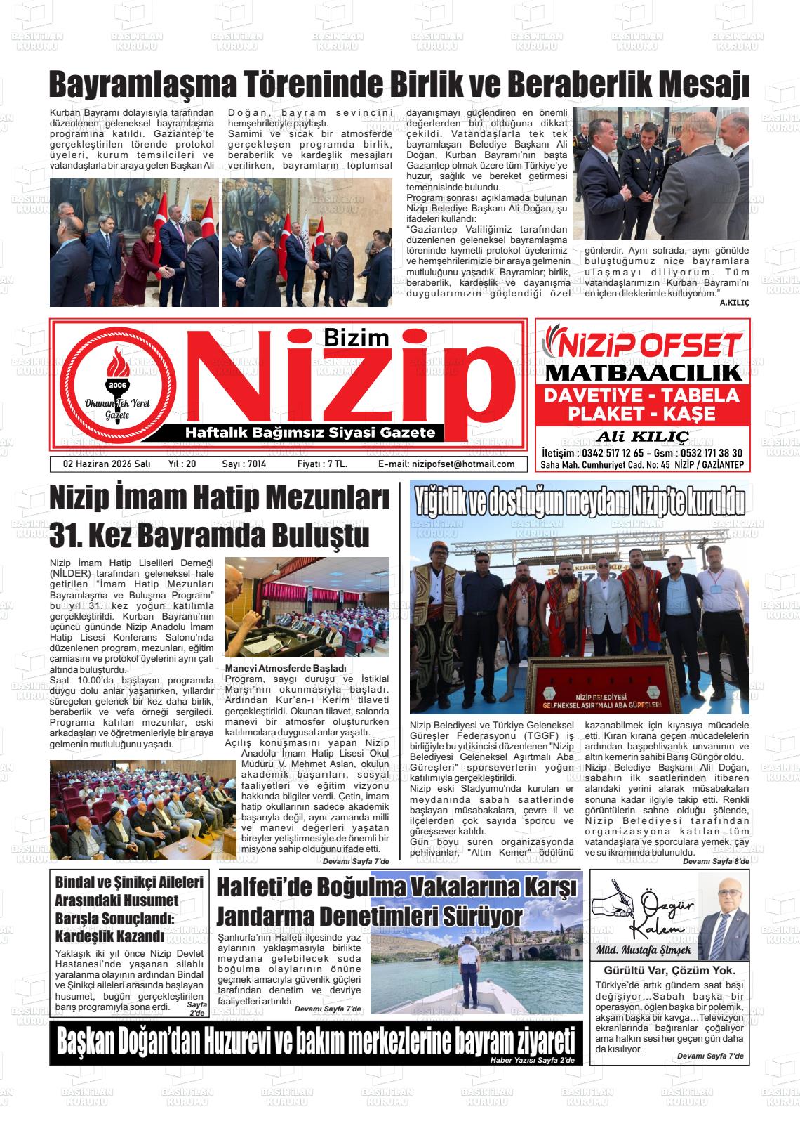 Gaziantep Yesilnizip 02.06.2026