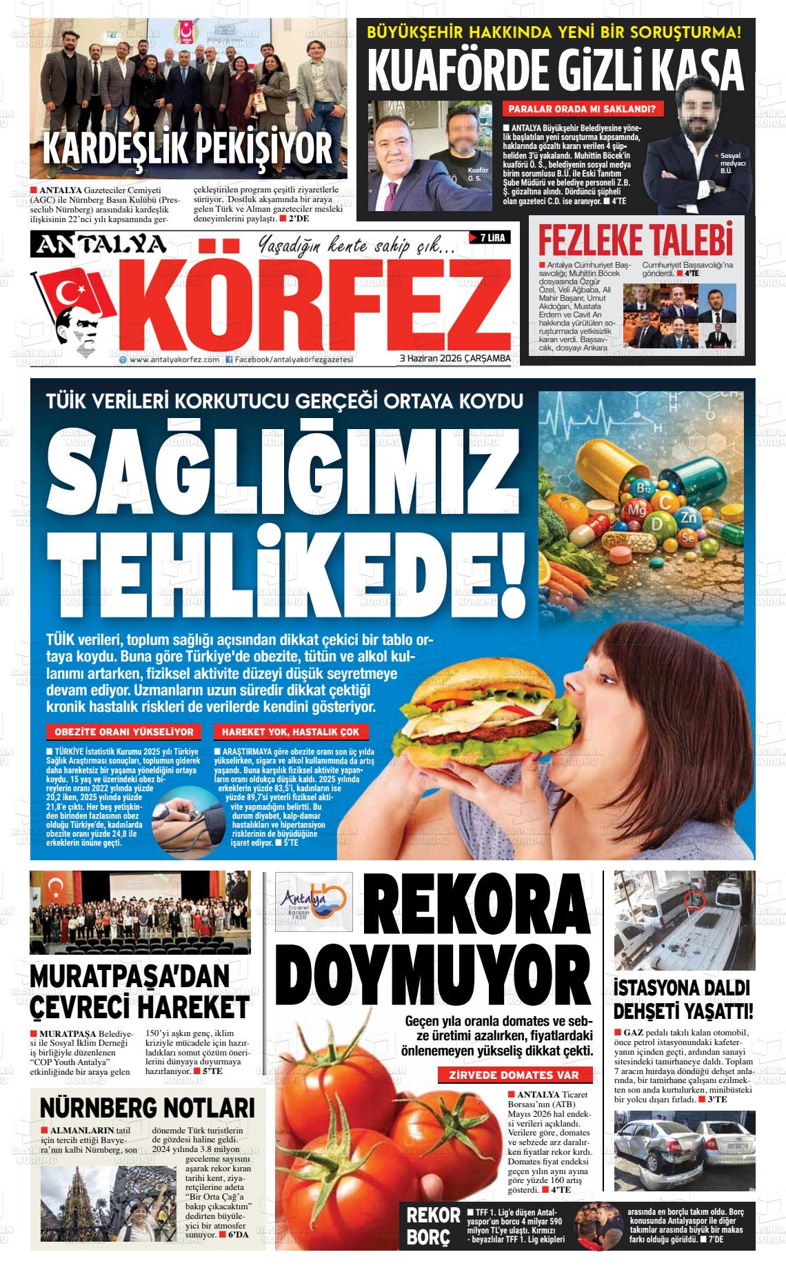 Antalya Korfez 03.06.2026