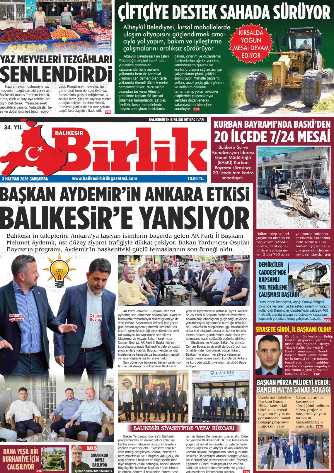 Balikesir Birlik 03.06.2026