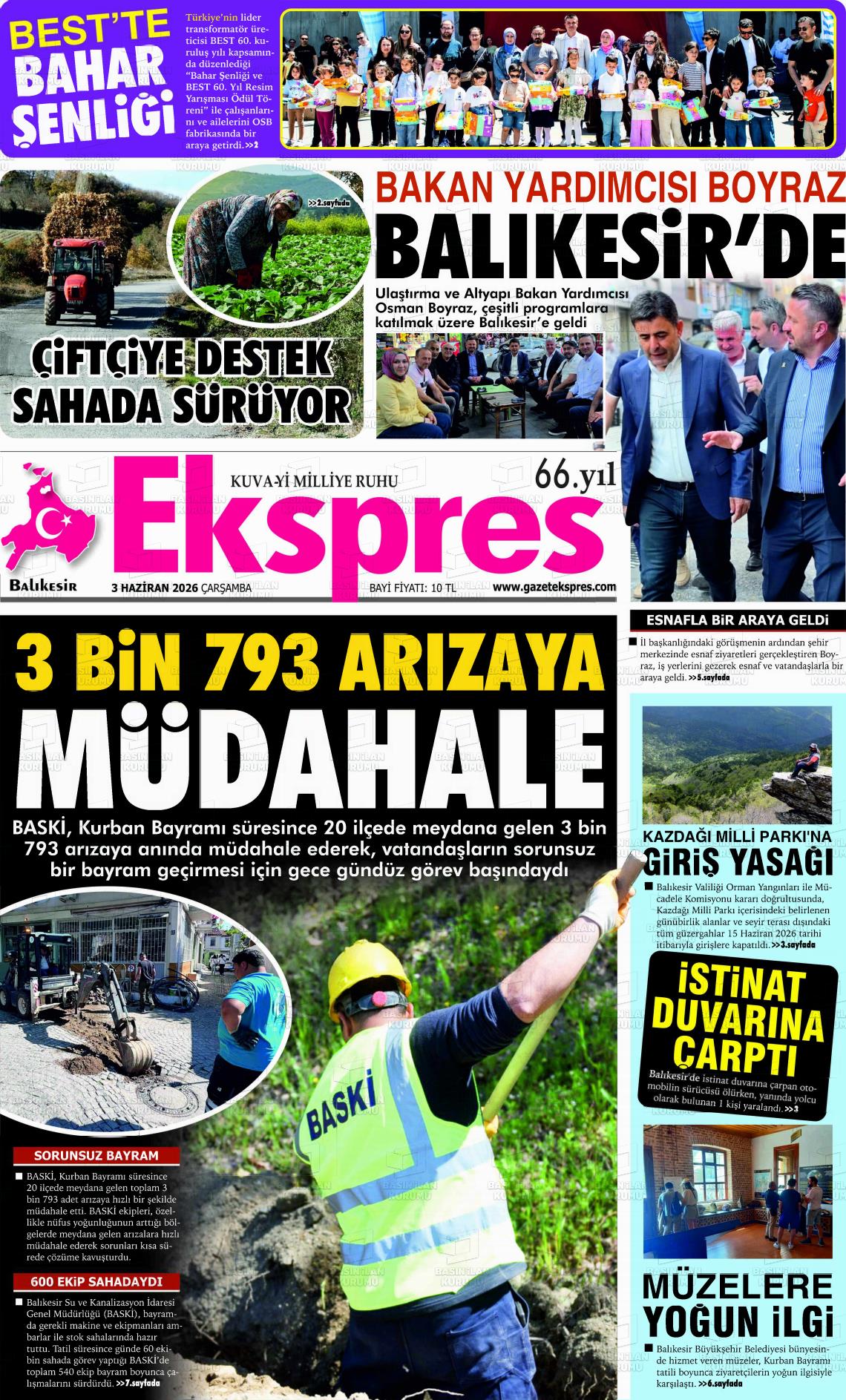 Balikesir Ekspres 03.06.2026