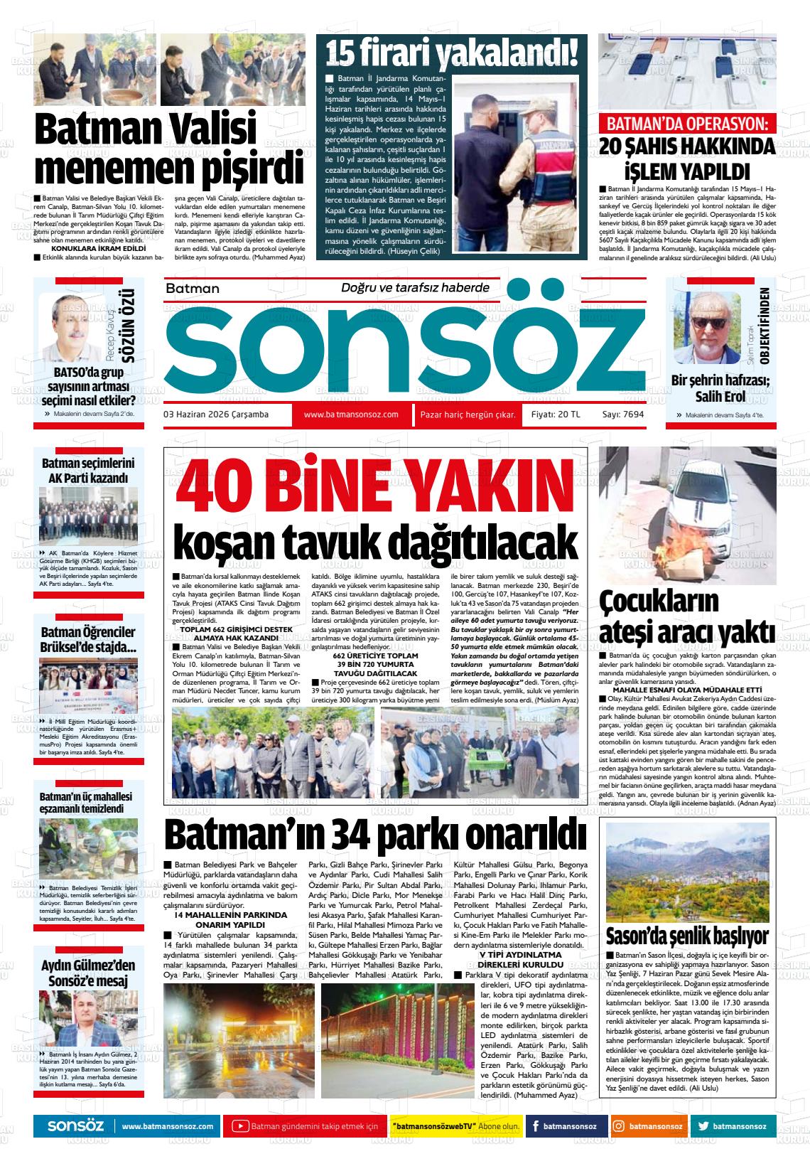 Batman Sonsoz 03.06.2026
