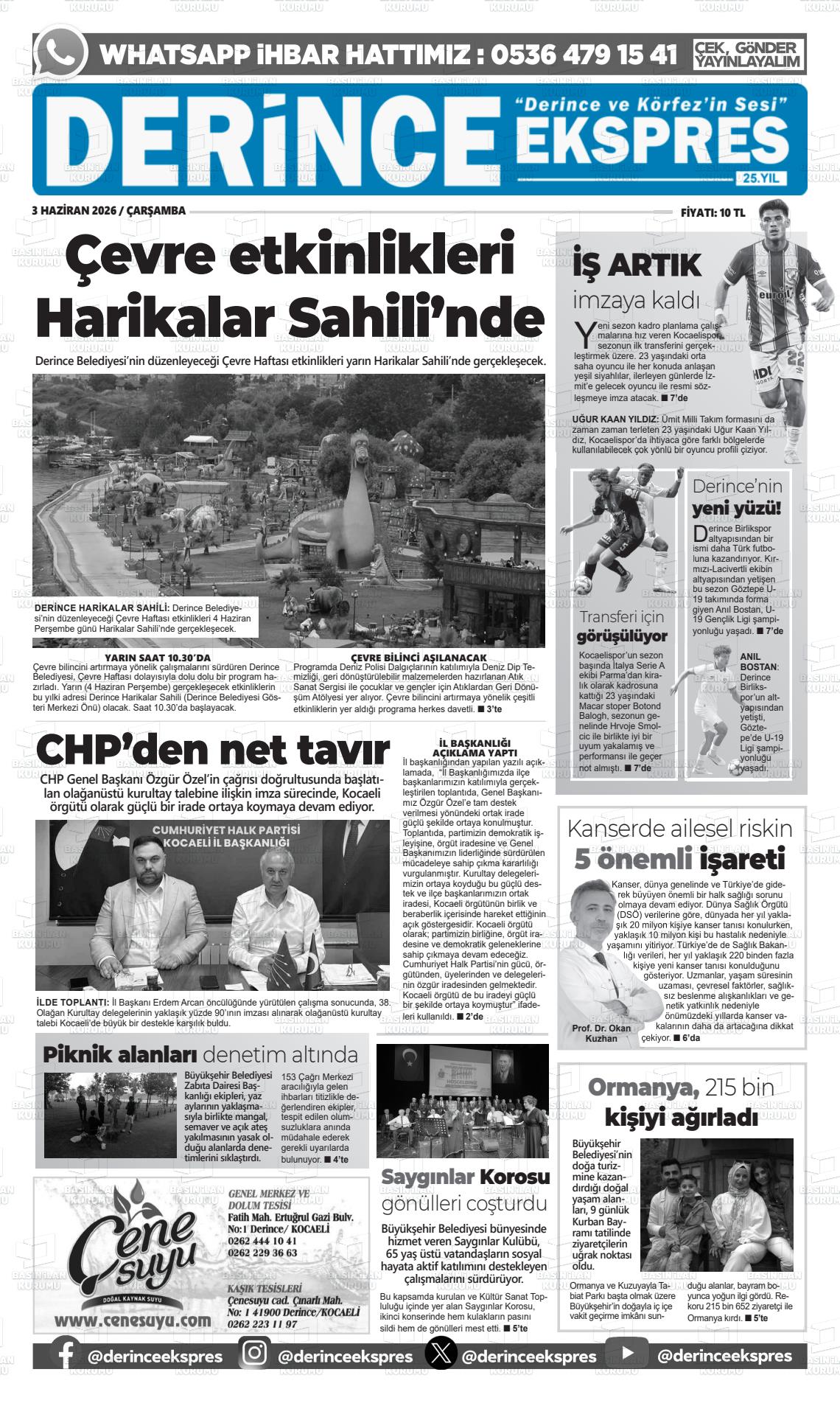 Kocaeli Derinceekspres 03.06.2026