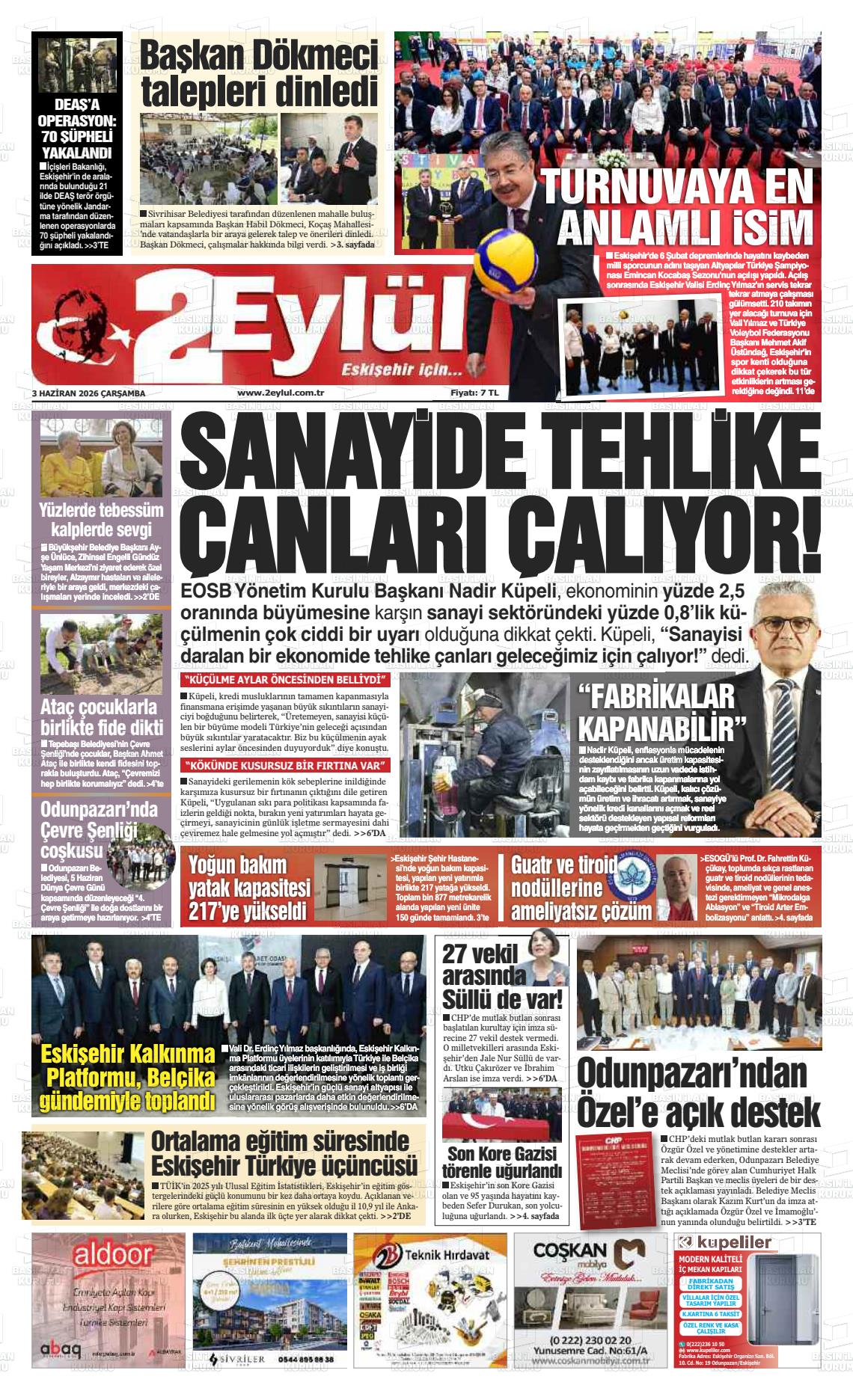 Eskisehir 2 Eylul 03.06.2026