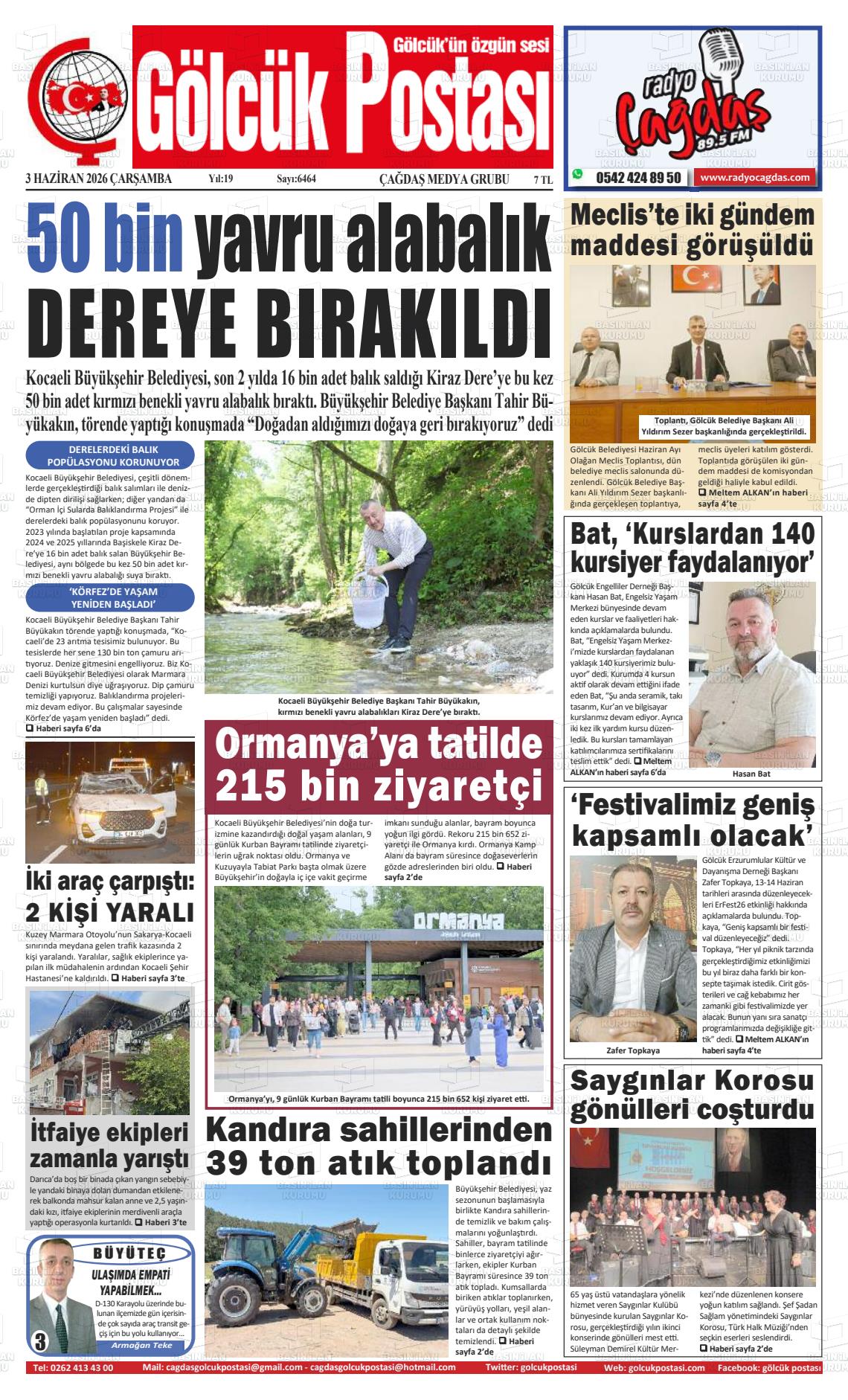 Kocaeli Golcukpostasi 03.06.2026
