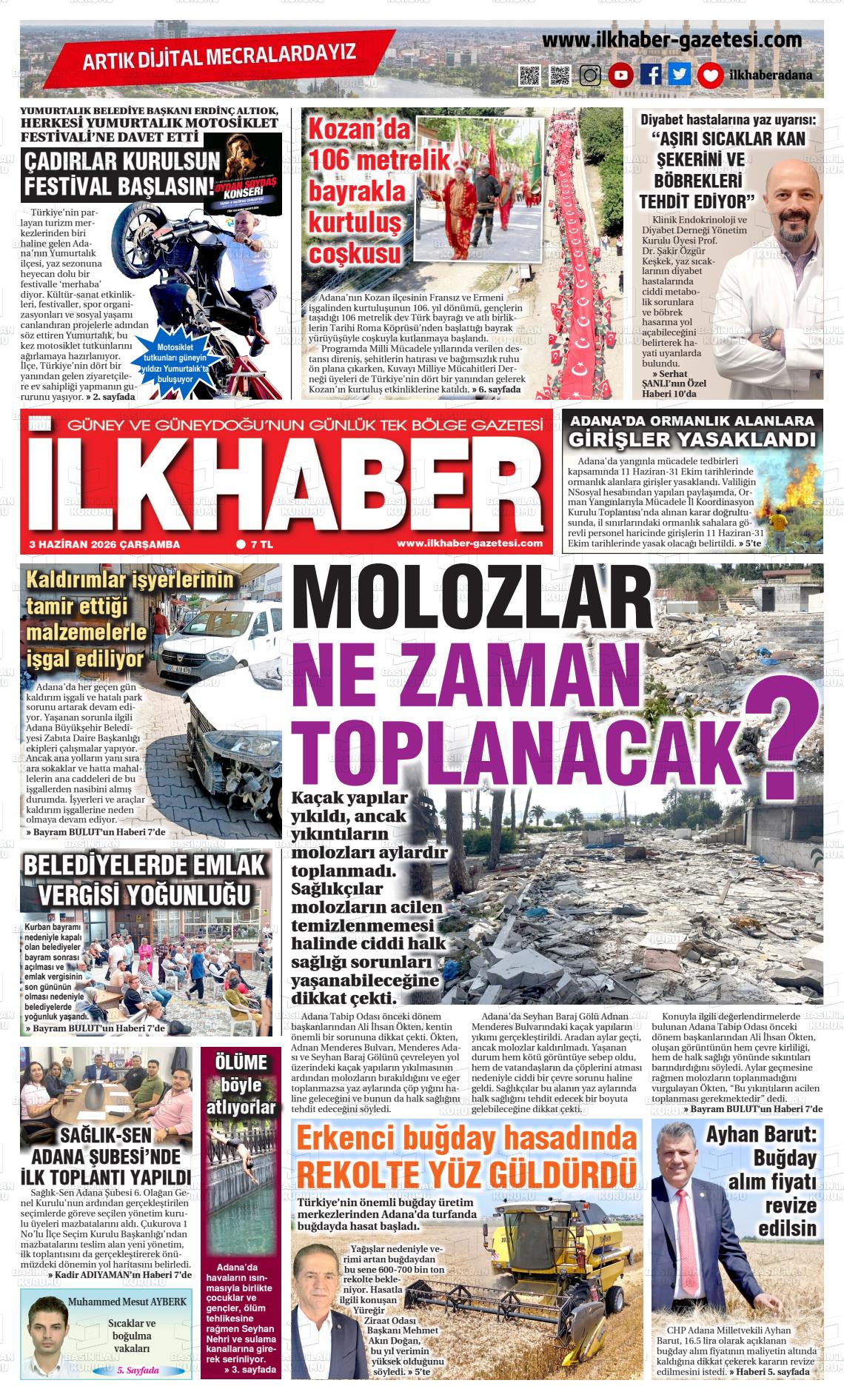 Adana Ilkhaber 03.06.2026