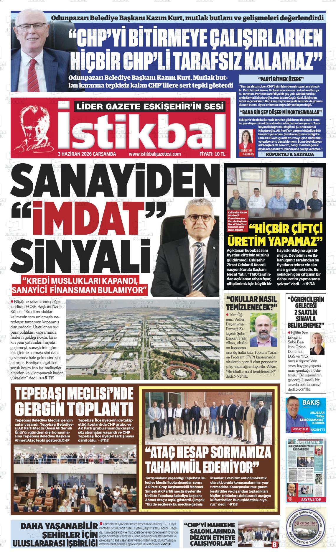 Eskisehir Istikbal 03.06.2026