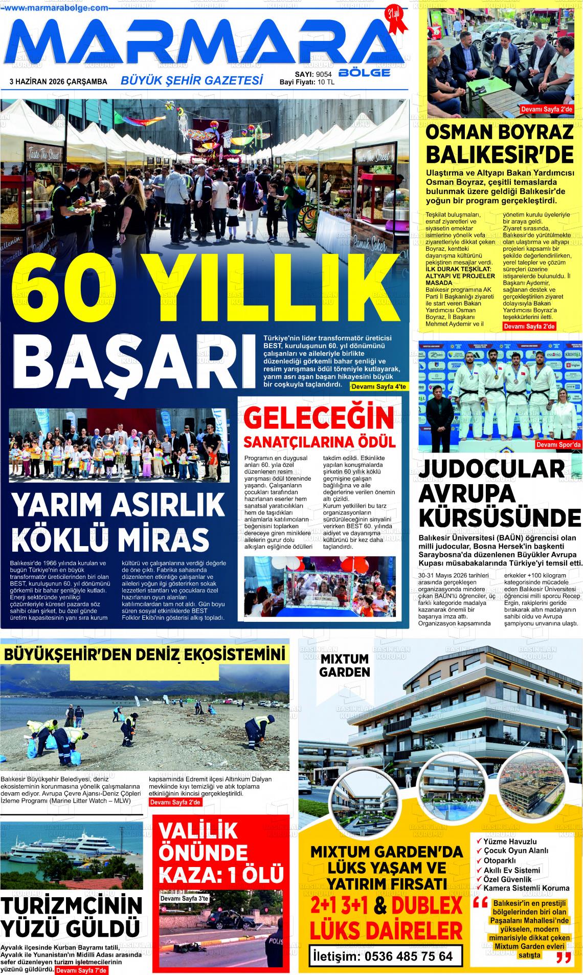 Balikesir Marmarabolge 03.06.2026