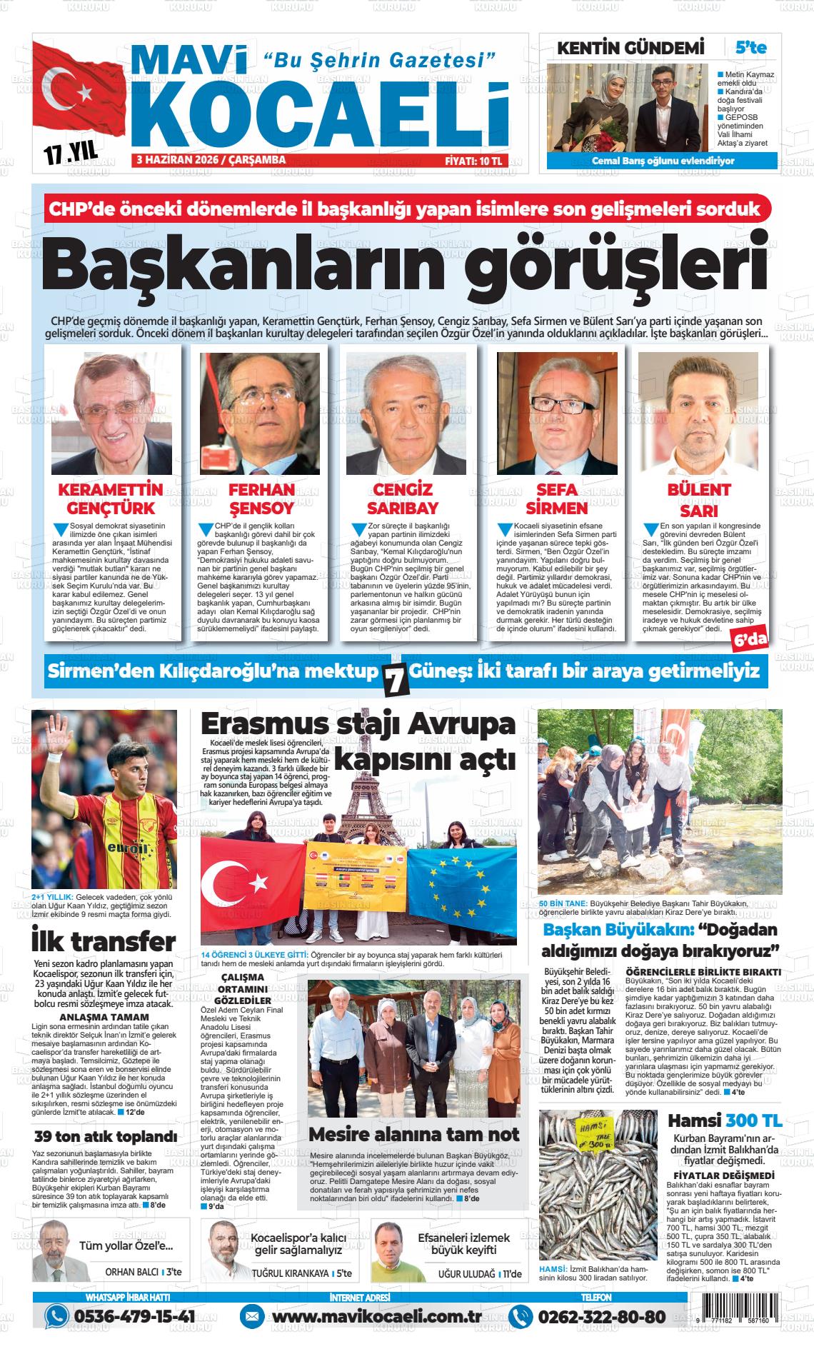 Kocaeli Mavi 03.06.2026